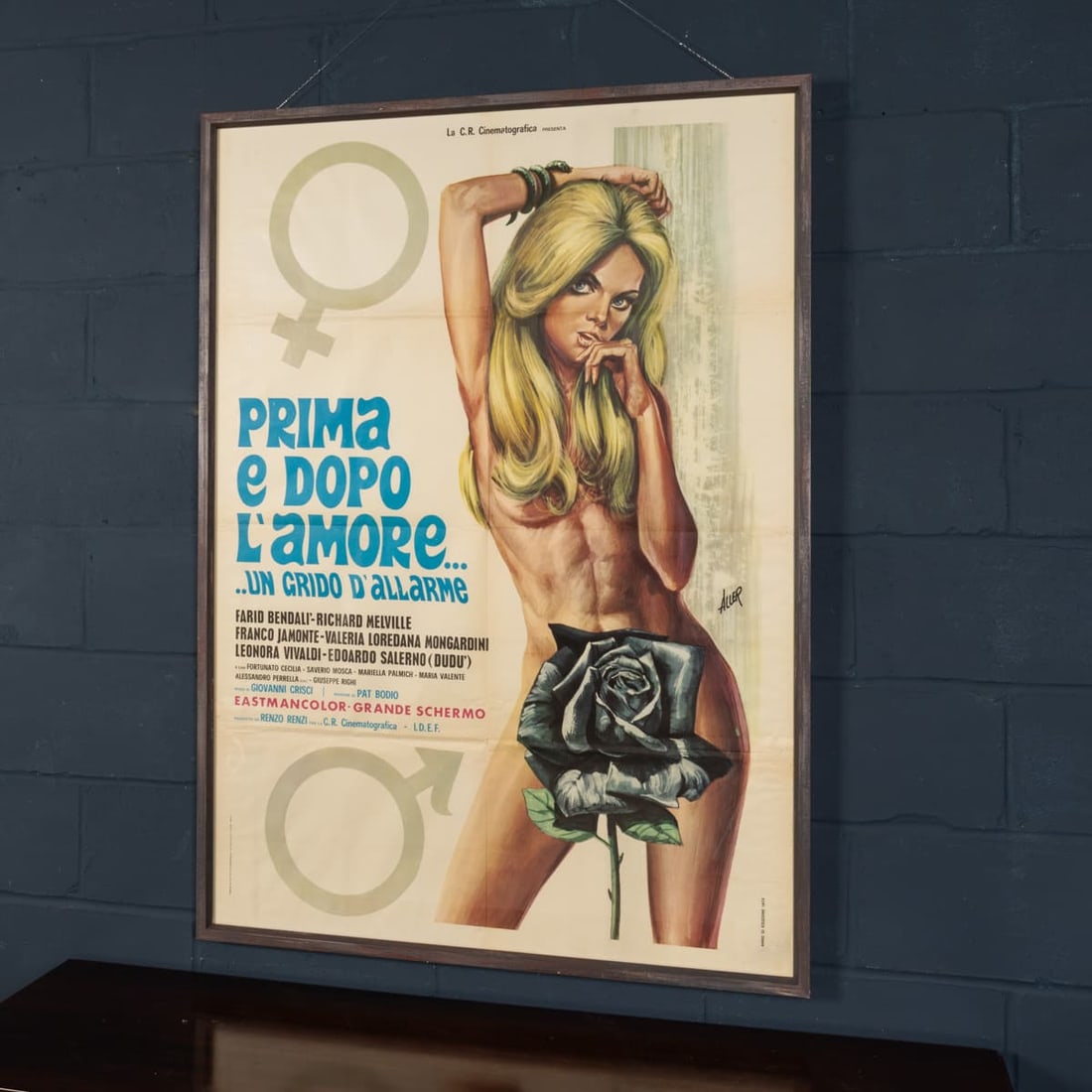 20thC ITALIAN FILM POSTER FOR "PRIMA E DOPO L'AMORE.. UN GRIDO D'ALLARME" c.1971 - 6