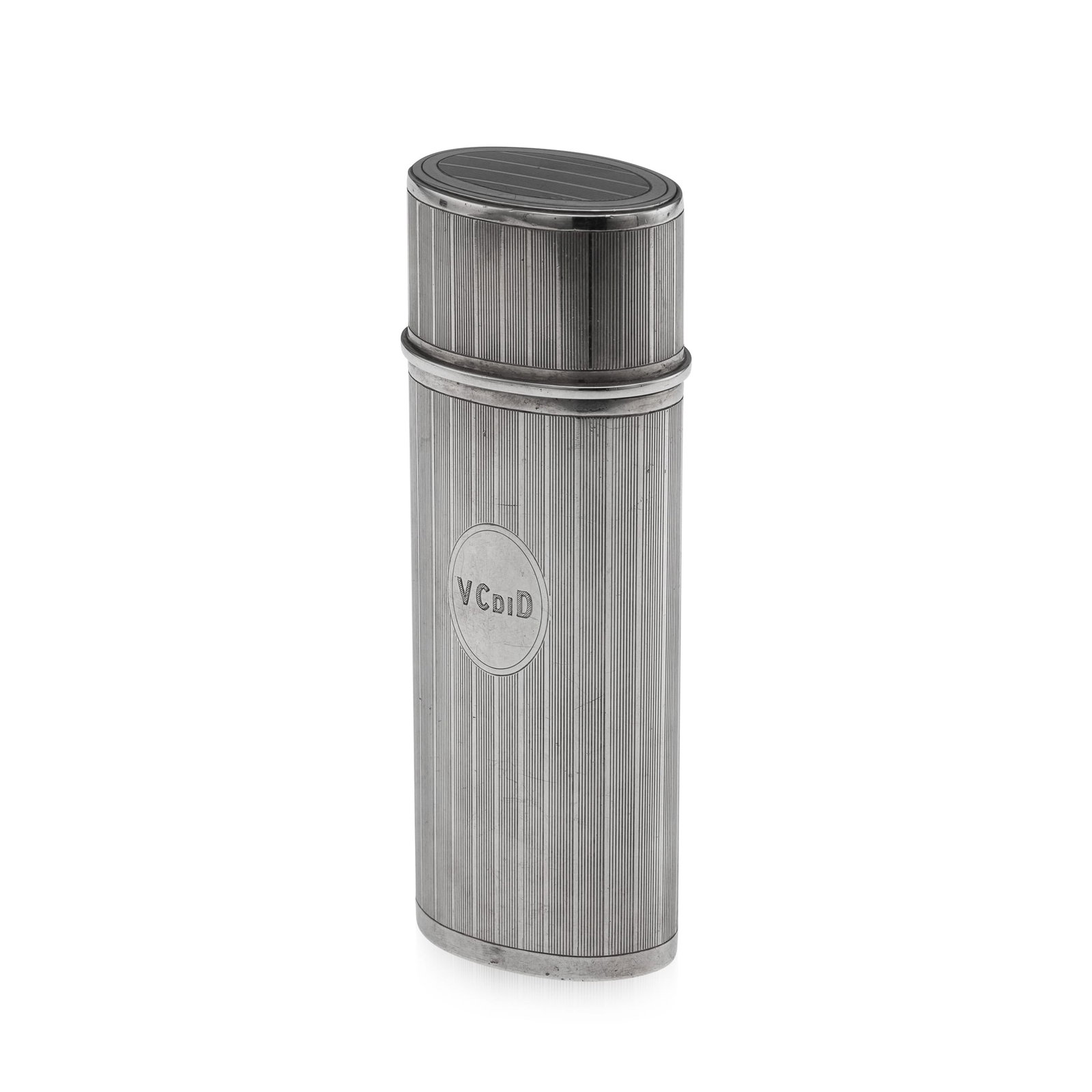 ANTIQUE 20thC AMERICAN SOLID SILVER CIGAR TUBE BY TIFFANY & CO (1 of 14)
