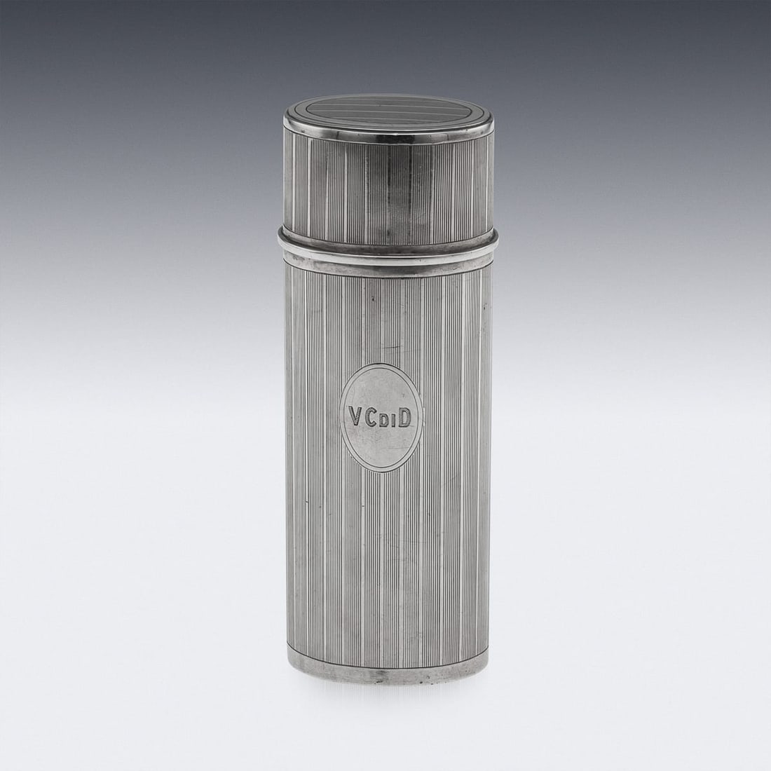 ANTIQUE 20thC AMERICAN SOLID SILVER CIGAR TUBE BY TIFFANY & CO - 3
