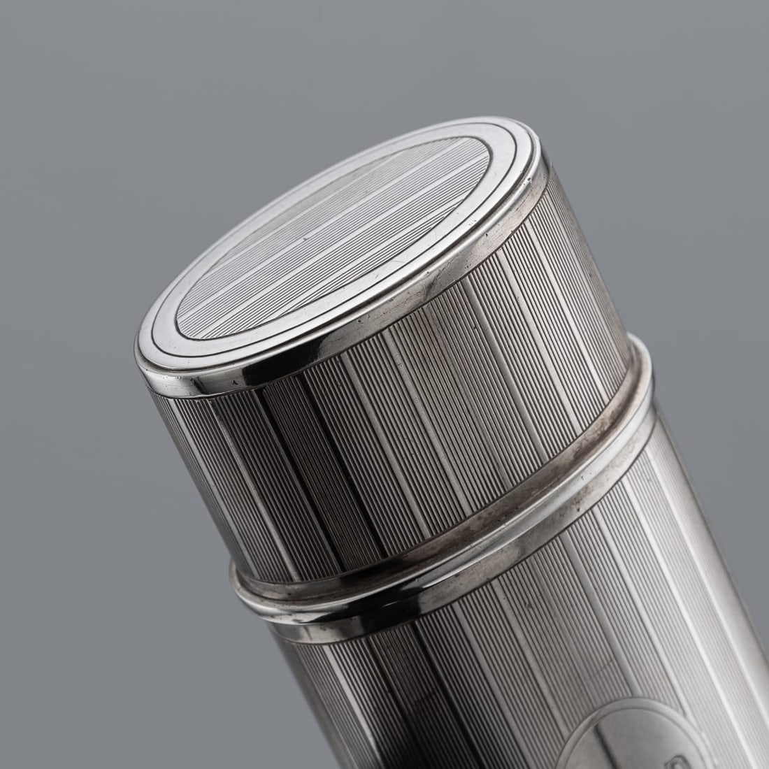 ANTIQUE 20thC AMERICAN SOLID SILVER CIGAR TUBE BY TIFFANY & CO - 8