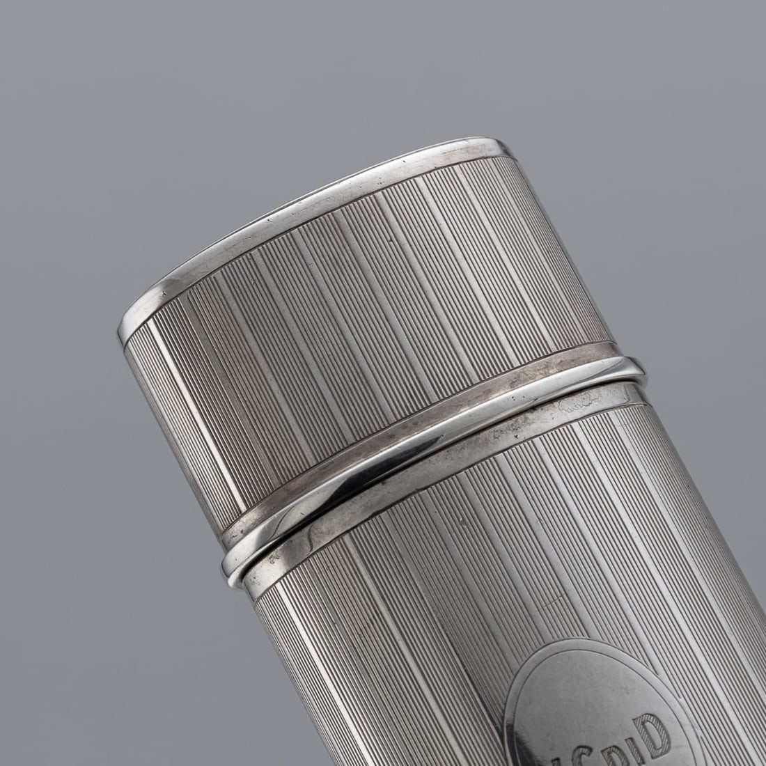 ANTIQUE 20thC AMERICAN SOLID SILVER CIGAR TUBE BY TIFFANY & CO - 9