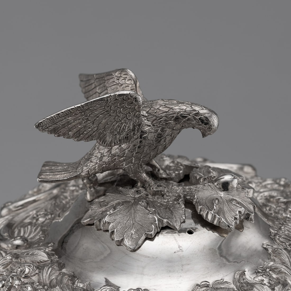 ANTIQUE 19thC WILLIAM IV SOLID SILVER HOT WATER KETTLE / SAMOVAR, LONDON c.1837 - 11