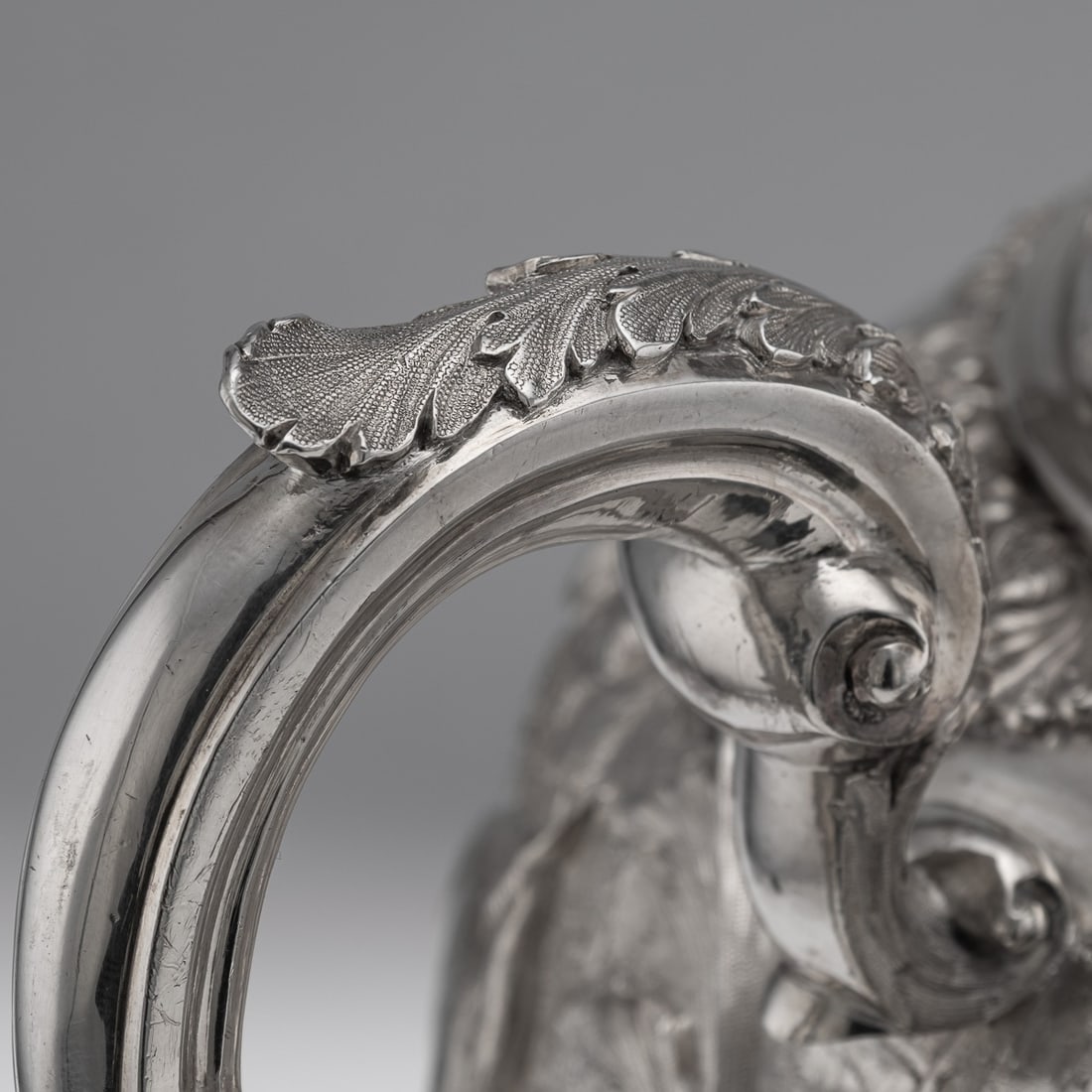 ANTIQUE 19thC WILLIAM IV SOLID SILVER HOT WATER KETTLE / SAMOVAR, LONDON c.1837 - 15