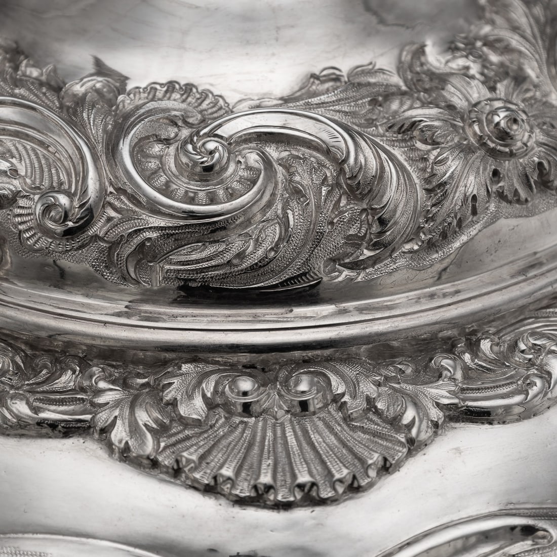 ANTIQUE 19thC WILLIAM IV SOLID SILVER HOT WATER KETTLE / SAMOVAR, LONDON c.1837 - 17