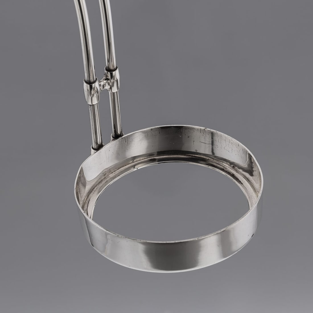 20thC AMERICAN ART DECO CARTIER SOLID SILVER WINE BOTTLE HOLDER c.1920 - 10