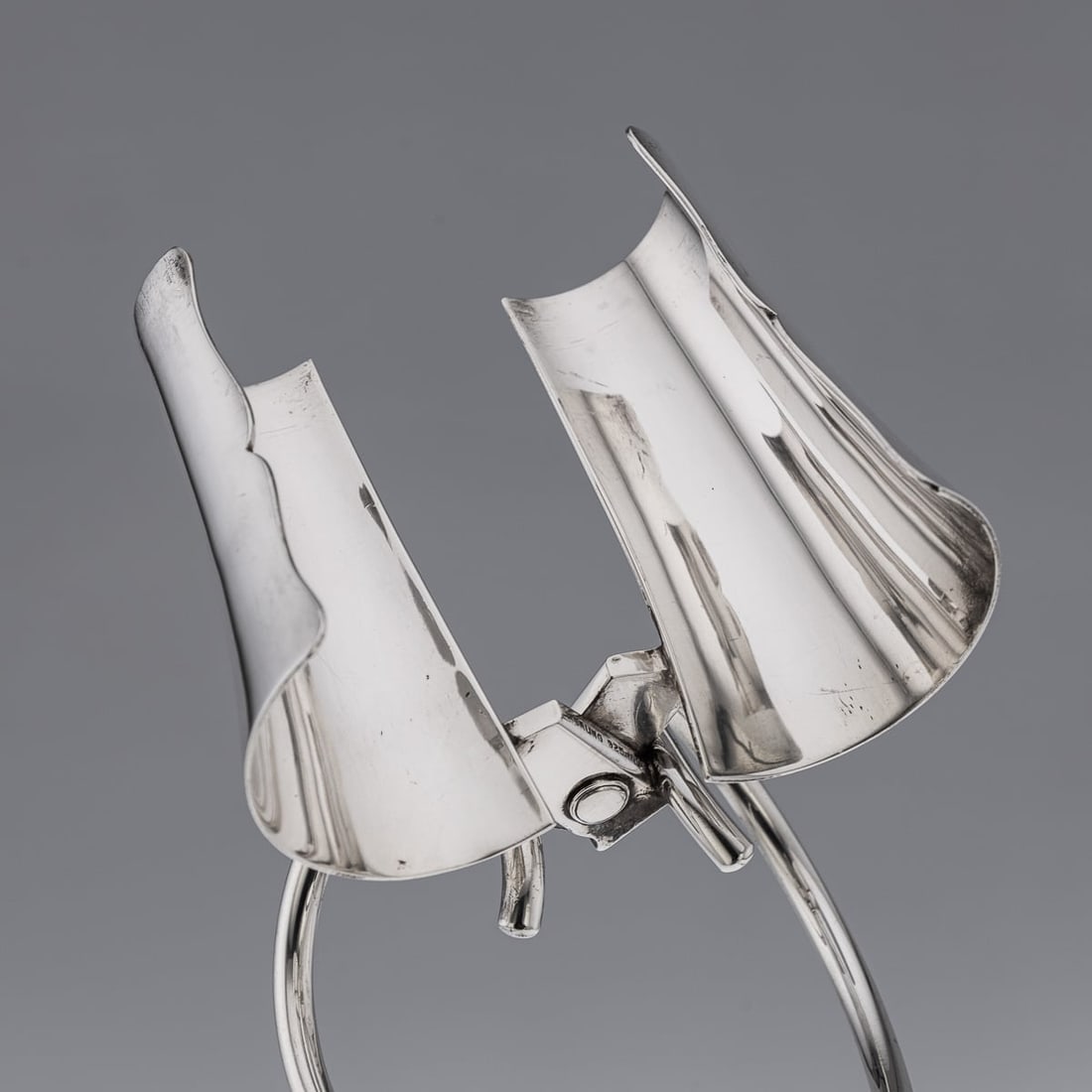 20thC AMERICAN ART DECO CARTIER SOLID SILVER WINE BOTTLE HOLDER c.1920 - 11