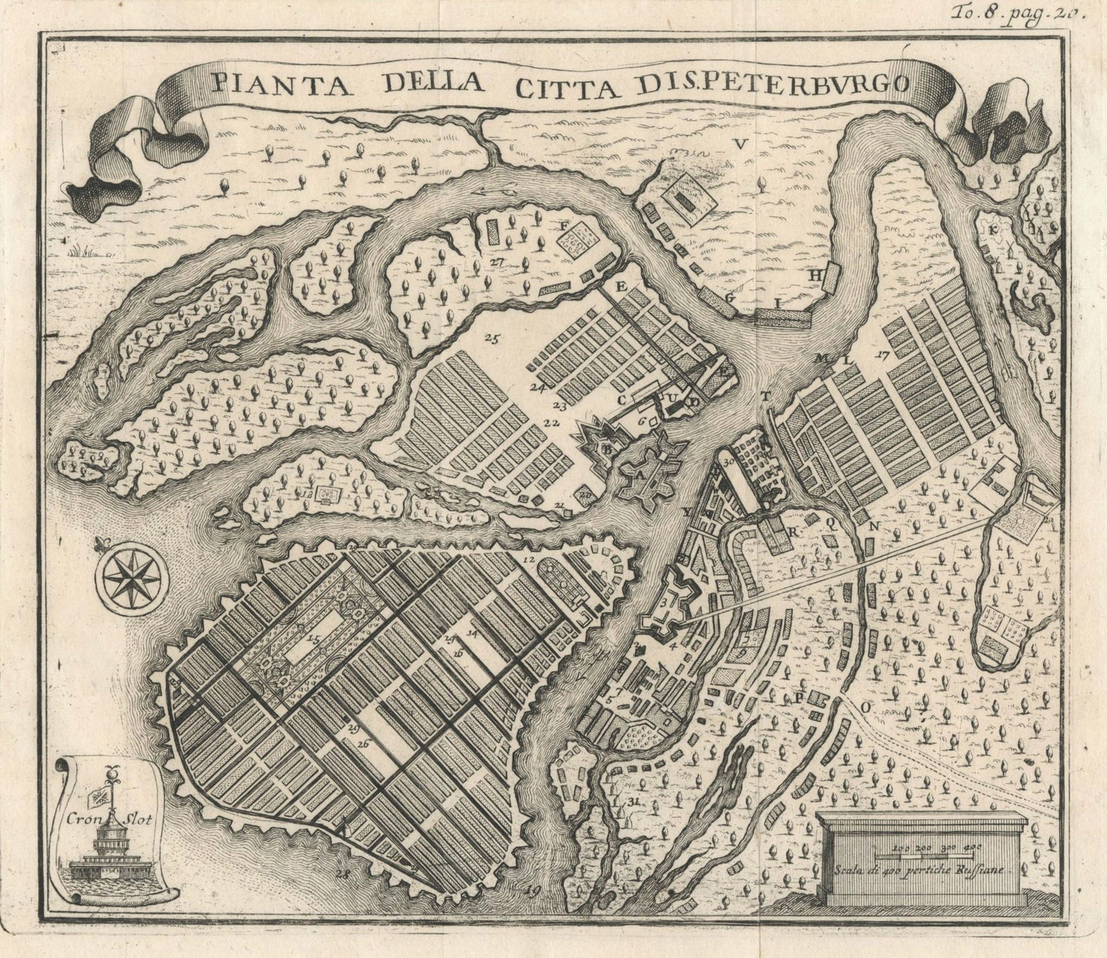 Pianta della citta di S. Peterburgo by ALBRIZZI, Girolamo. (1 of 3)