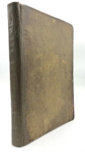 Clement Edmondes: Observations on Caesars Commentaries (1604) on the Practice of Military Art: London:&#160;Printed for Mathew Lownes,&#160;1604.&#160;First printing. Quarto (10.75 x 8 inches), 18th century vellum over boards, good copy, light restoration to outer joint and inner hinges, front