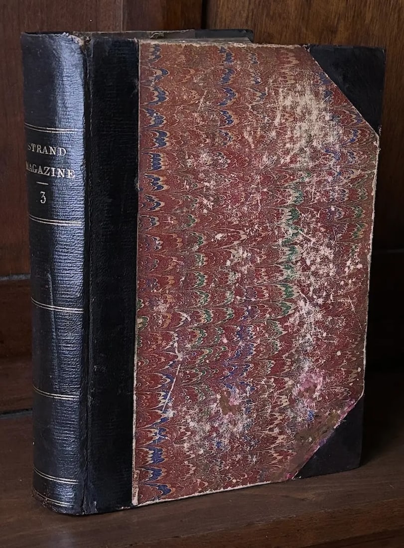 Arthur Conan Doyle: Strand Magazine, January-June, 1892, several Sherlock Holmes stories (1 of 7)