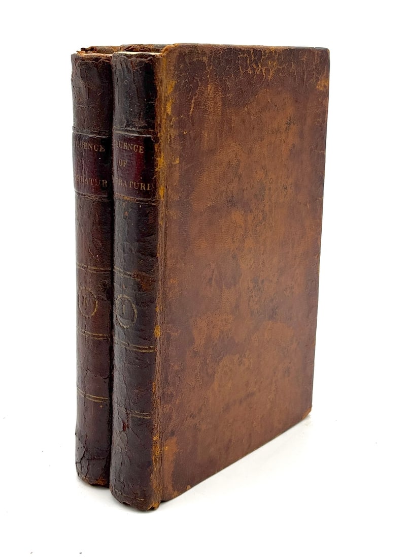 Madame de Stael: The Influence of Literature Upon Society, 2 vols. 1813, first American ed. (1 of 10)