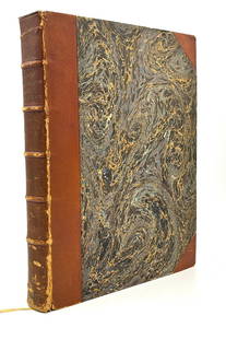 Michelmore Auction: Two Hundred Extraordinarily Important Books, Autographs and Manuscripts, 1920: London: G. Michelmore & Co. First printing. Quarto, in ruddy brown calf and marbled boards, very good, light wear and rubbing, bookplate of Rachel McMasters Miller Hunt the founder of Hunt Botanical L