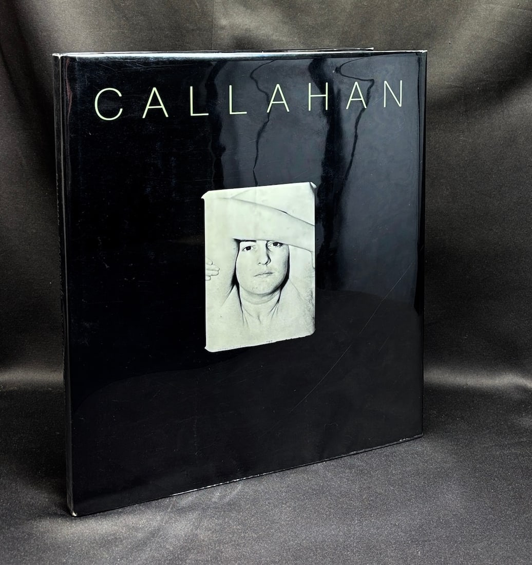 John Szarkowski, ed. Harry Callahan (MoMA 1976 monograph) signed by Callahan: New York: Aperture and the Museum of Modern Art, 1976. First printing. Quarto, publisher’s black cloth boards with photographic onlay, book is very good with lengthwise light crease to flyleaf,