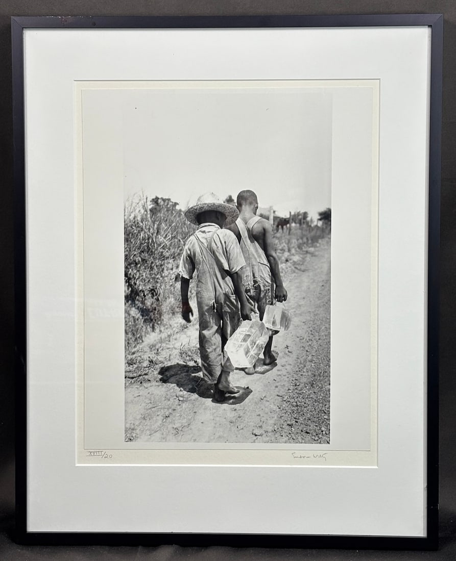 Eudora Welty: “Bringing Home the Ice” (1936) from 1980 portfolio of photographs. (1 of 4)