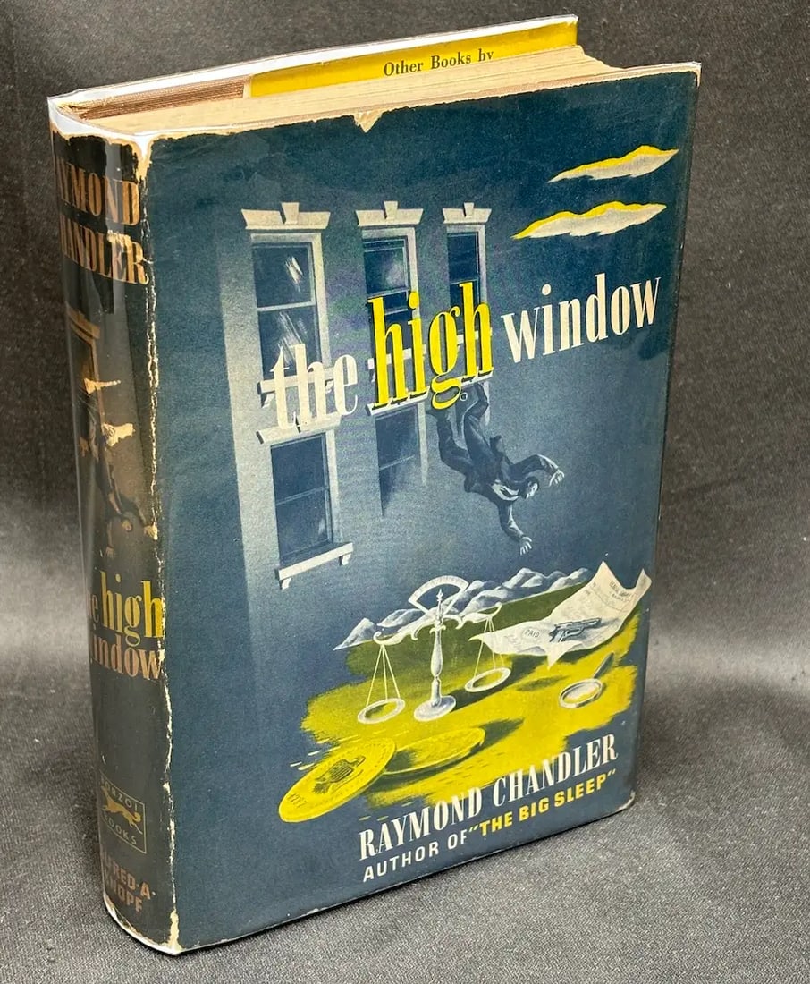 Raymond Chandler: The High Window (1942 first edition in dust jacket) (1 of 7)