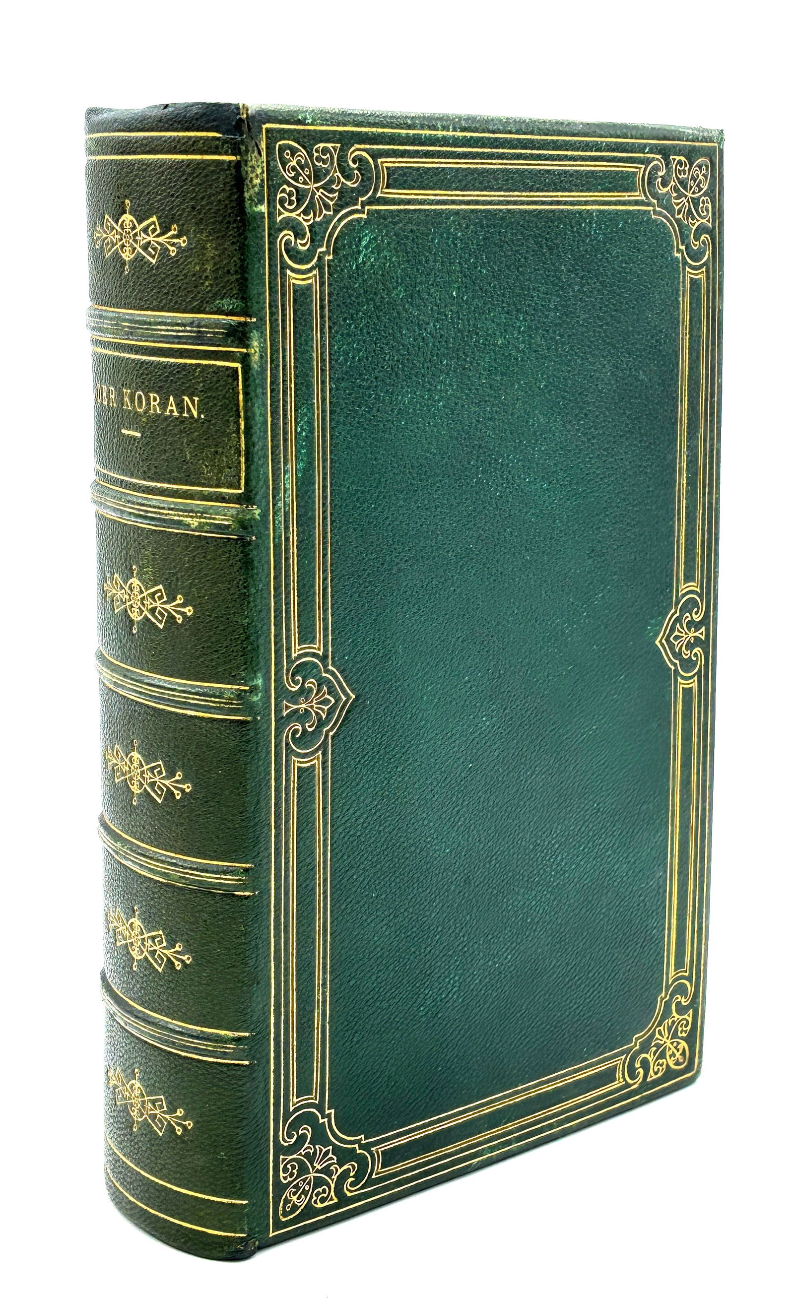 Der Koran in German 1828 handsome dark green morocco gilt (1 of 6)