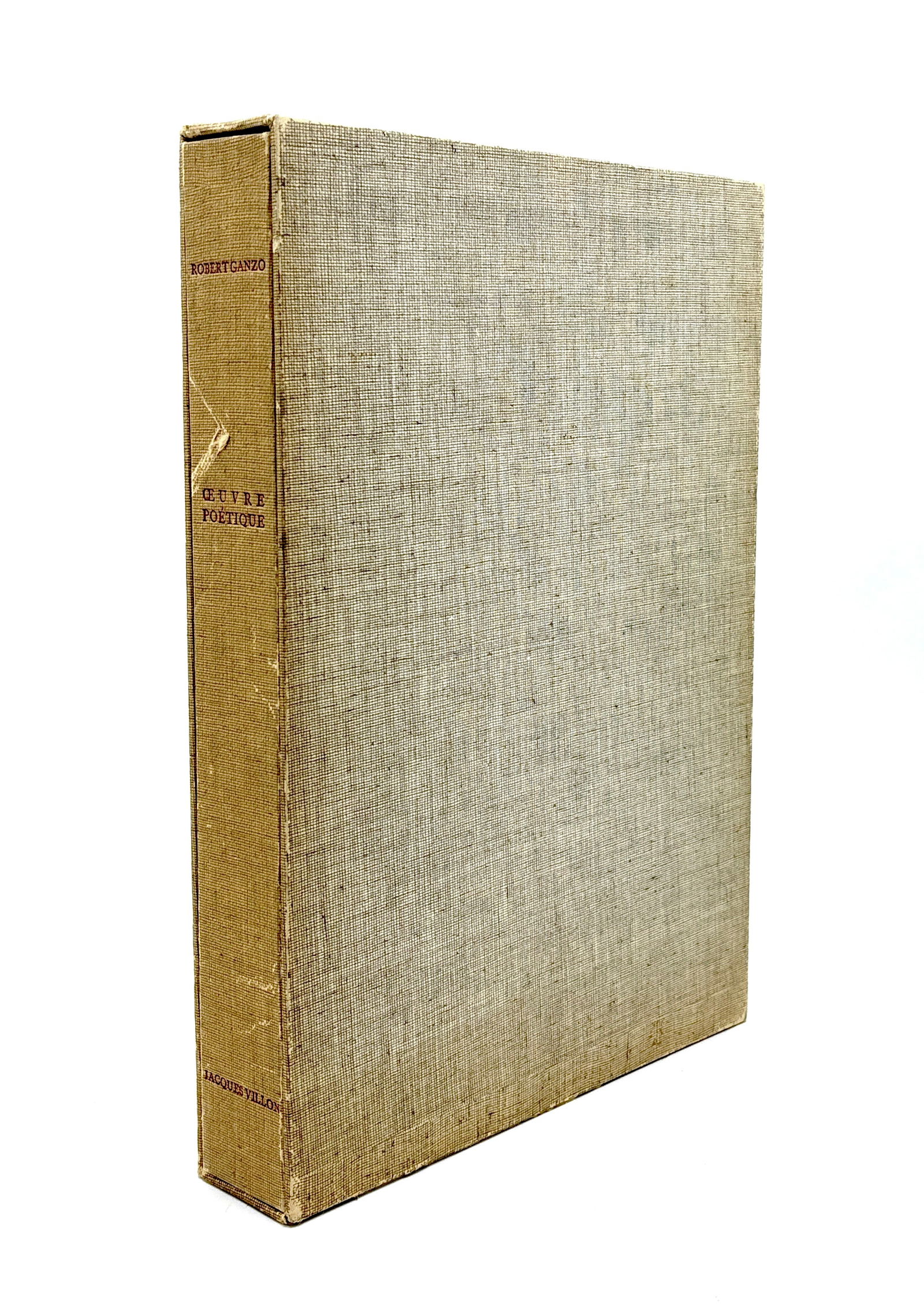 Robert Ganzo, Jacques Villon: Oeuvre Poetique (1957), 8 etchings by Jacques Villon, signed limited (1 of 12)