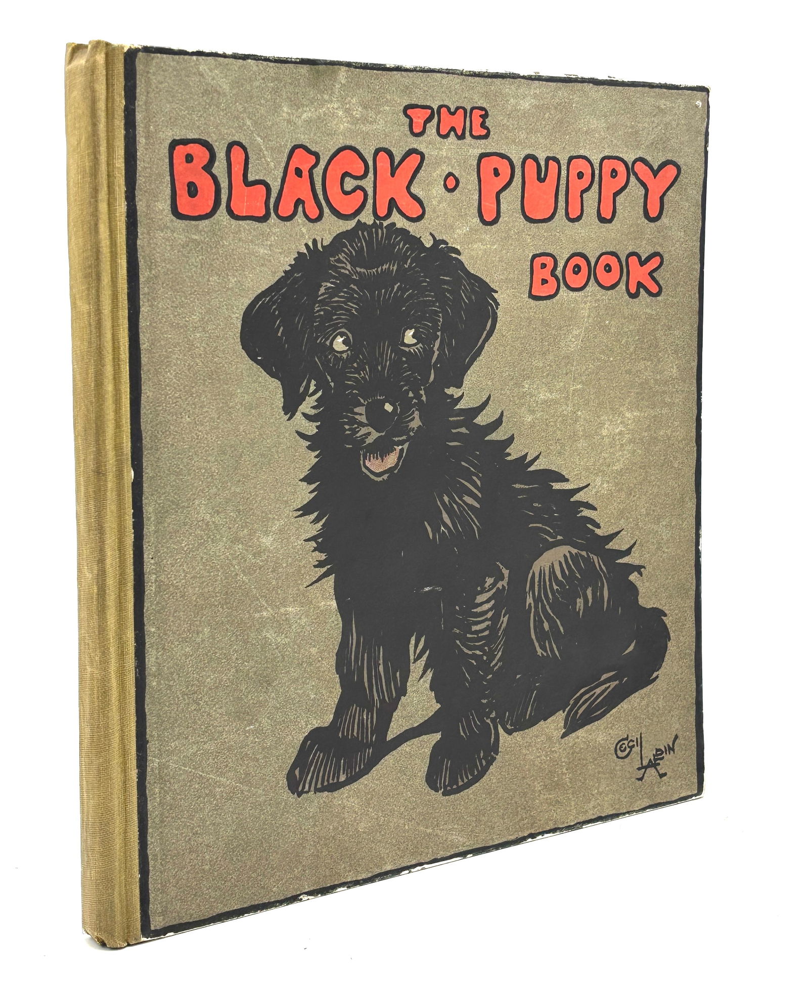 Cecil Aldin: The Black Puppy Book, 1908, 12 color plates (1 of 14)