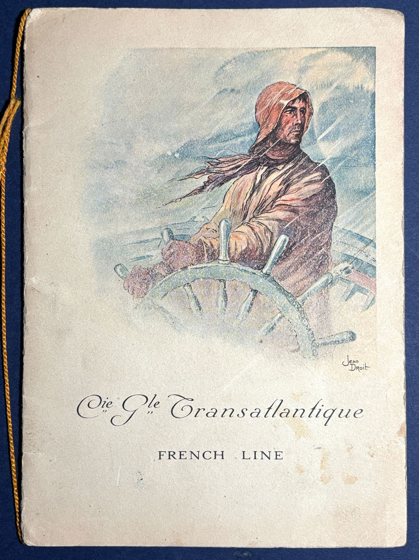 La Savoie steamship 1925 concert program, C. G. Transatlantique (1 of 7)