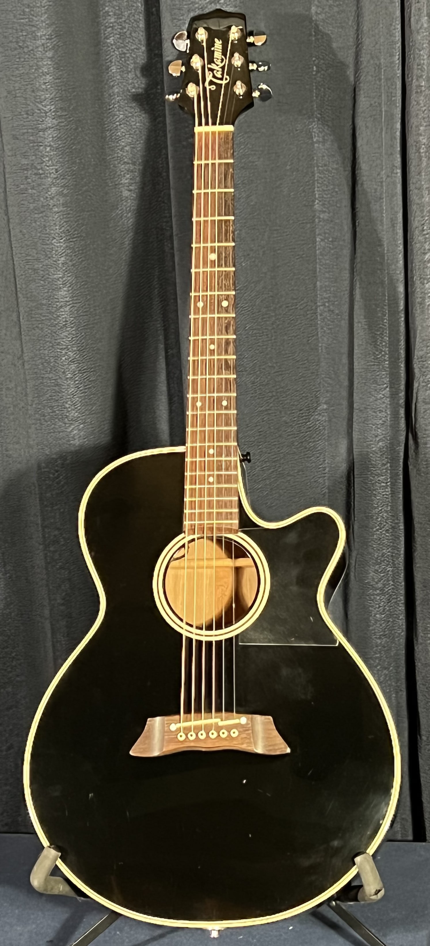 1996 Takamine Guitar, EF261SBL SN:96081243, Japanese Luthier Made (1 of 10)