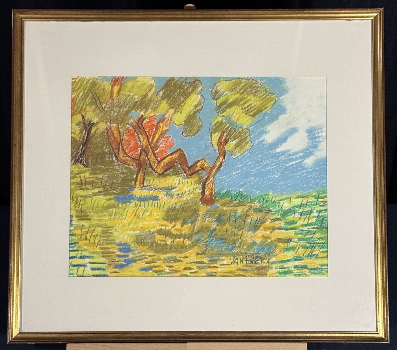 Van Every Impressionistic Landscape Pencil Painting (1 of 3)