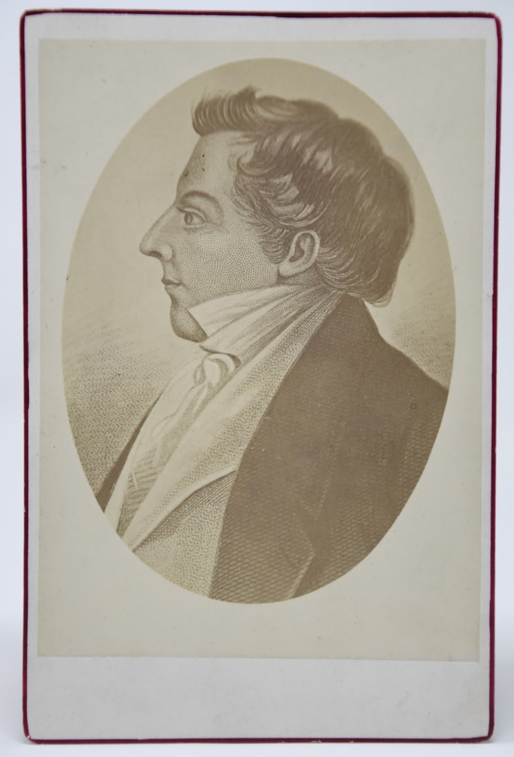 MORMON LDS: 1880s Cabinet Card, Joseph Smith Portrait (1 of 2)