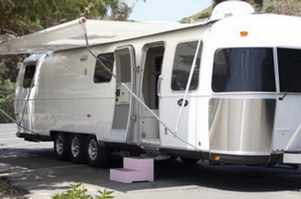 Pamela Anderson Playboy Airstream