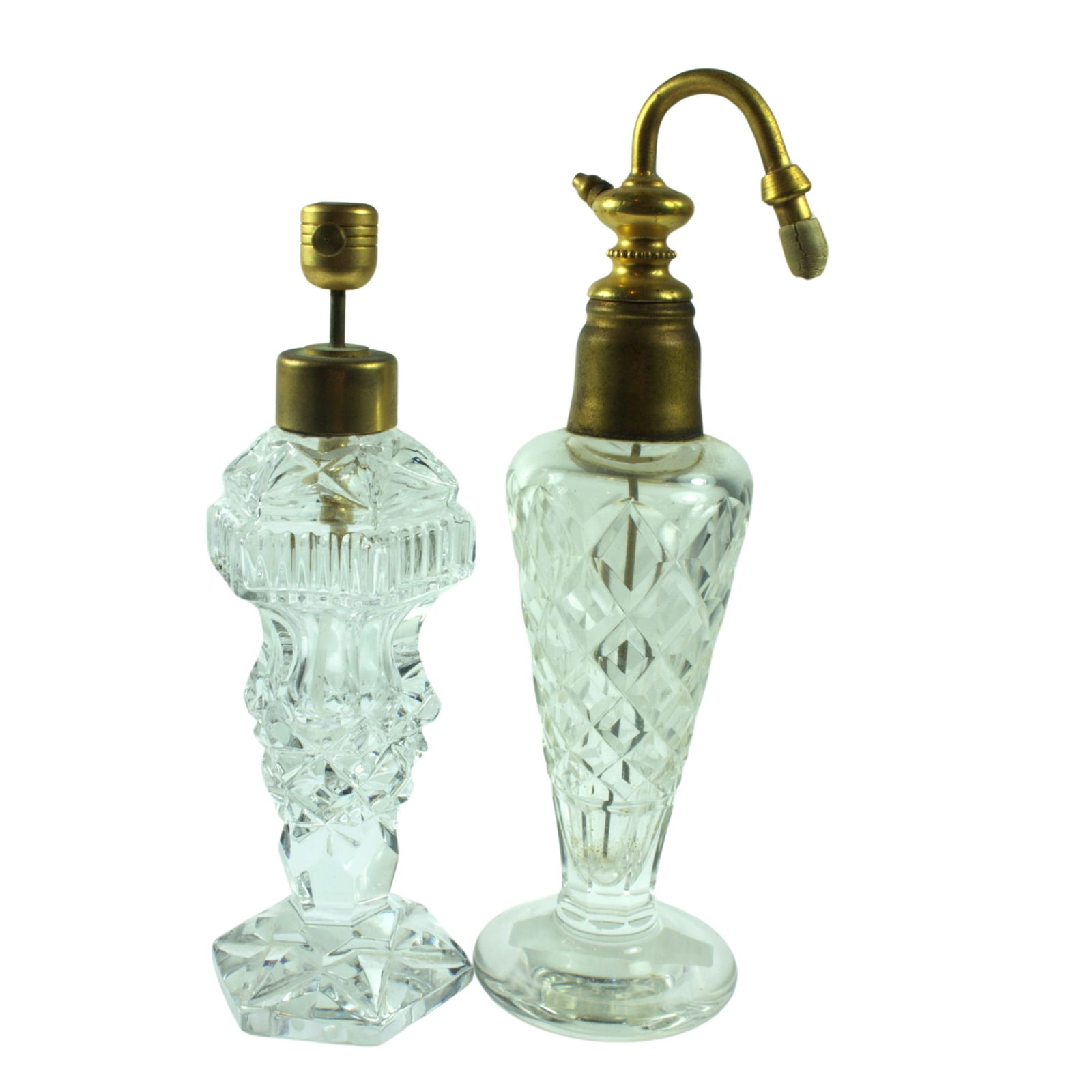 Vintage Cut Glass Perfume Bottles (2 items) (1 of 2)