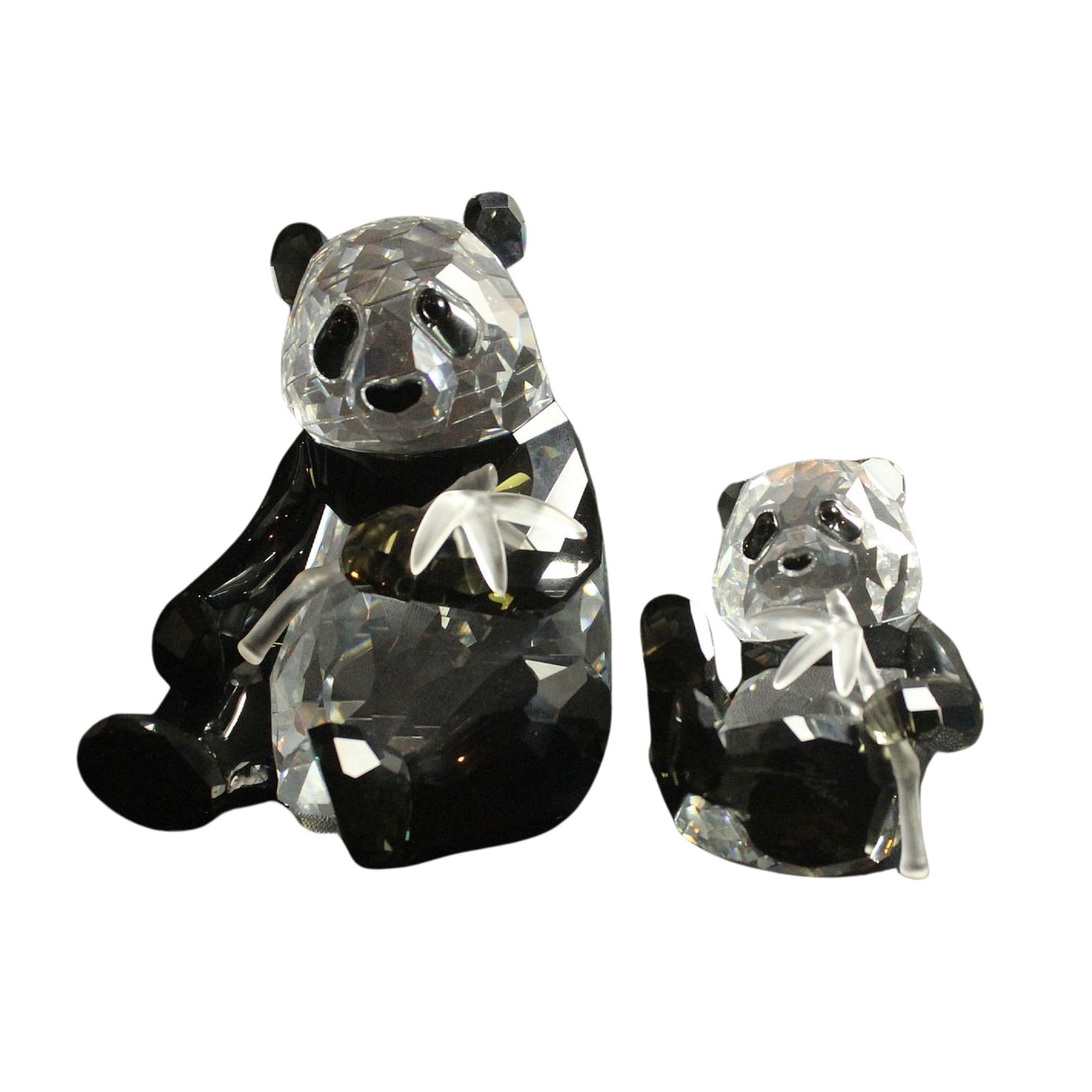 Swarovski Silver Crystal Panda Family (1 of 4)