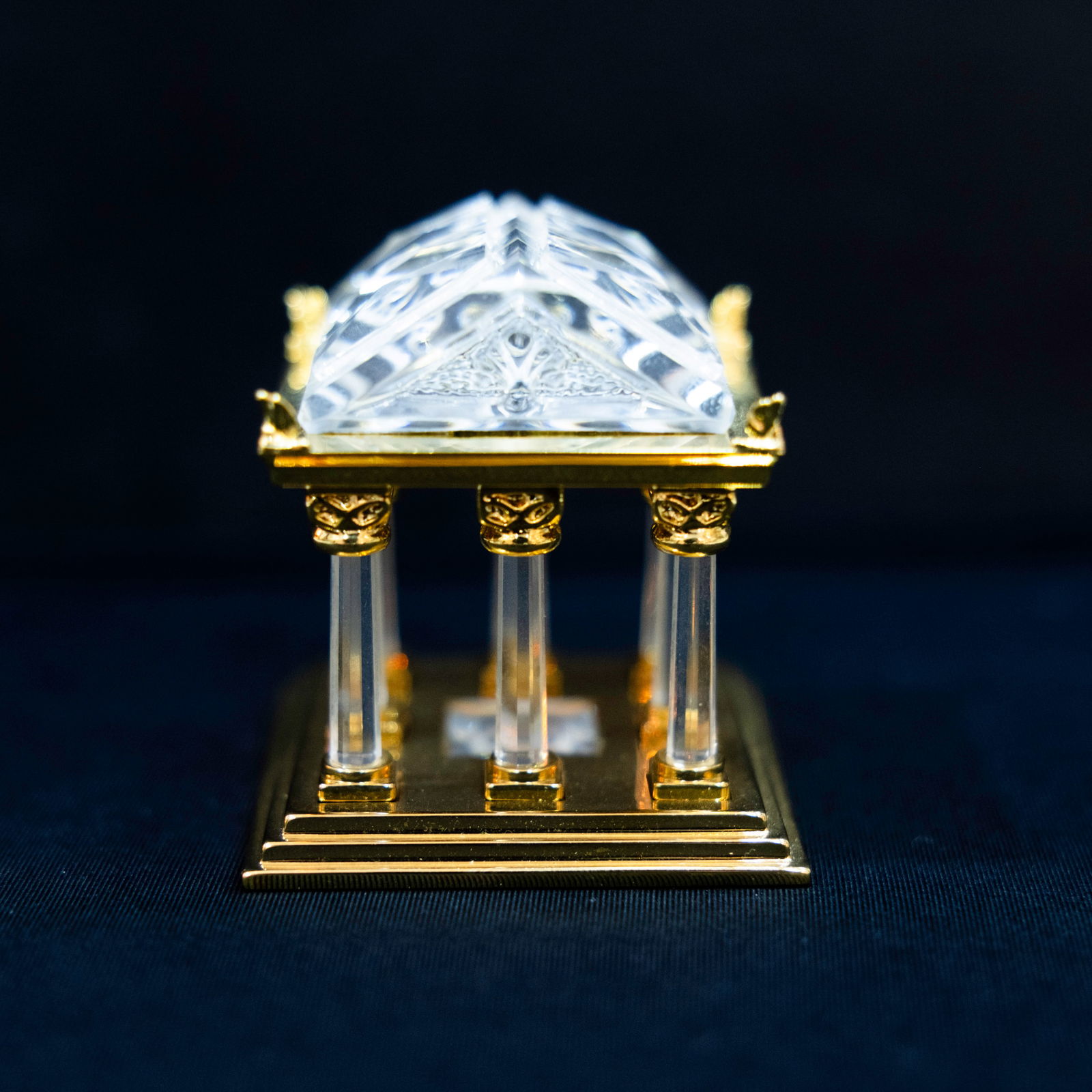 Swarovski Silver Crystal Greek Temple (1 of 3)