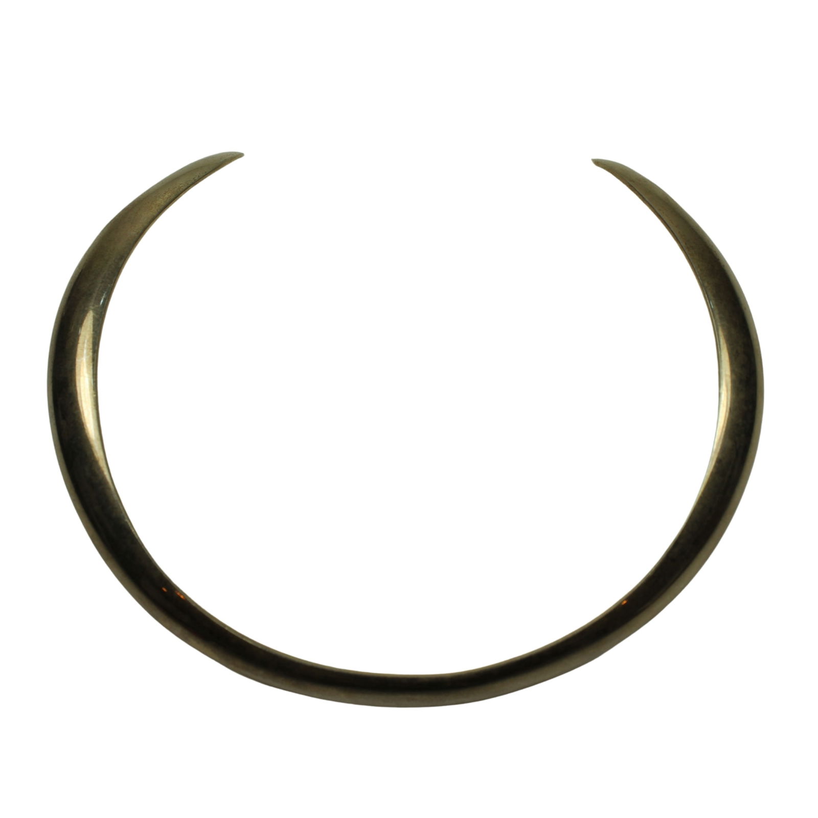 Iconic 1970's Danish Sterling (925) Silver Collar Necklace by Andreas Mikkelsen: Marked "A.Mik Denmark " Size Spans 13.5cms Medium Necklaces & Pendants