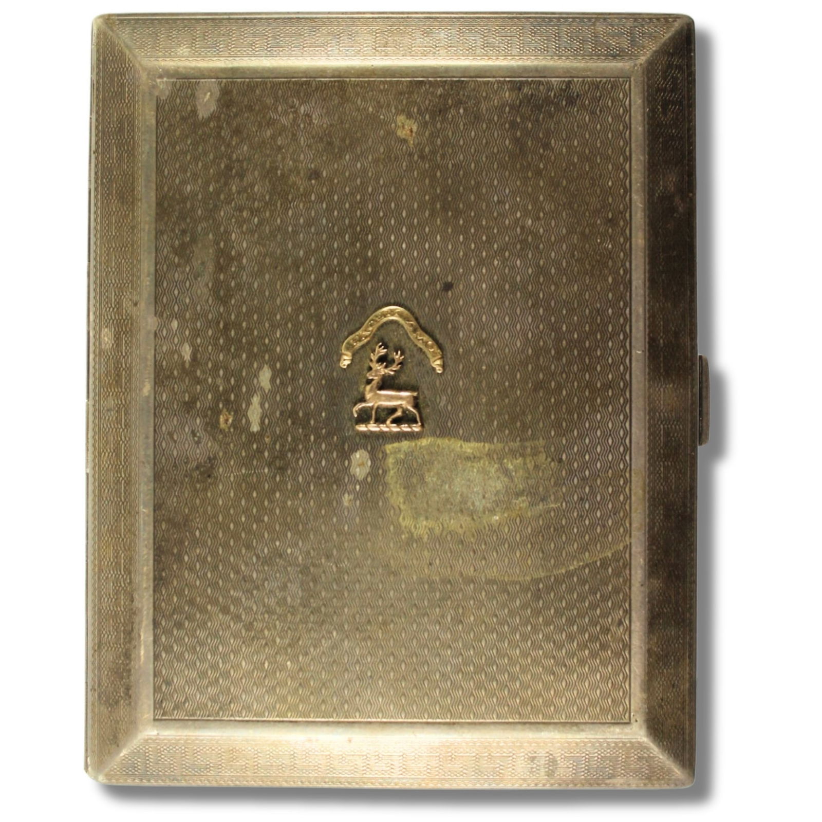 Cigarette Case in Sterling (925) Silver made for Royal Jewellers Asprey of London (1 of 3)