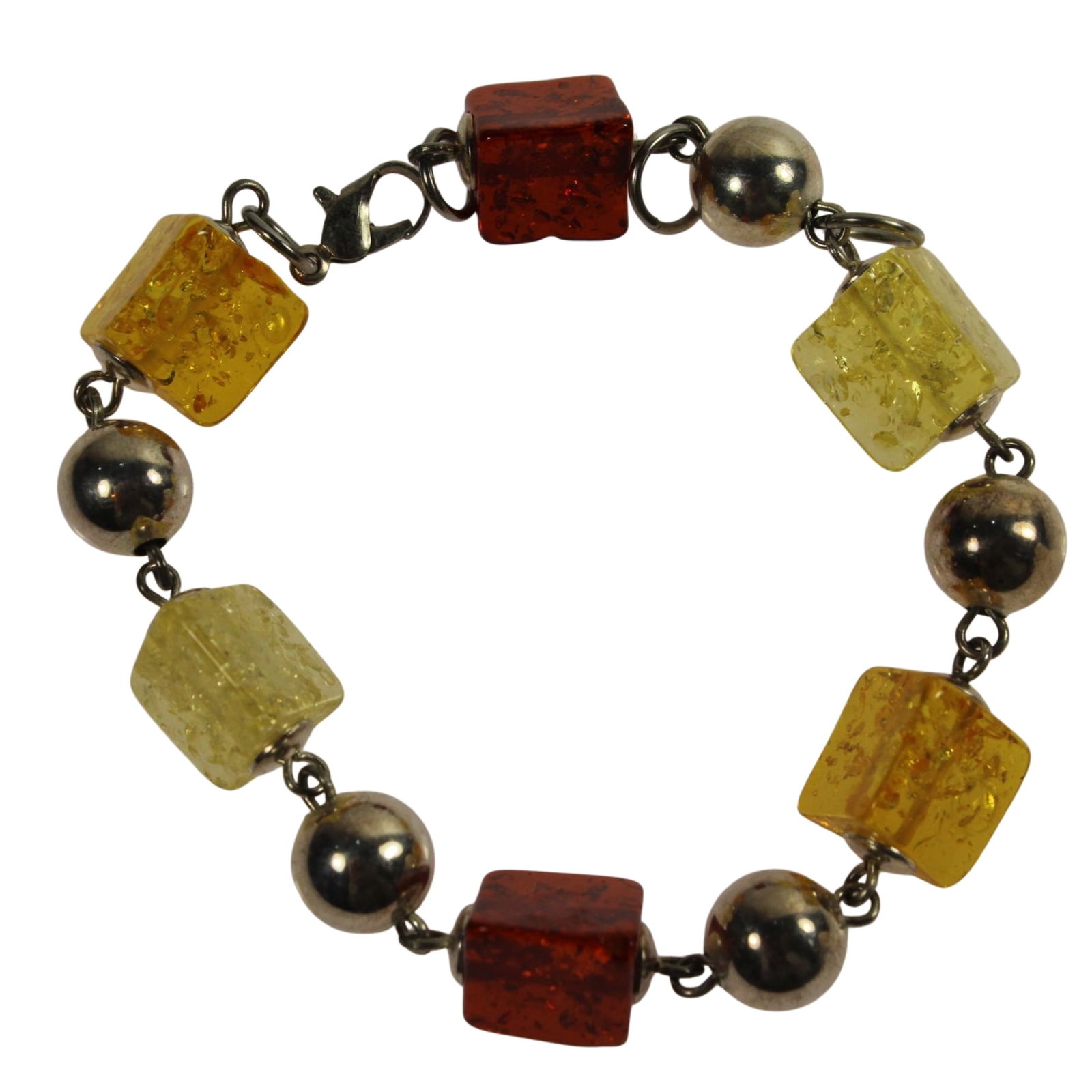 Amber Bracelet in Sterling (925) Silver (1 of 3)