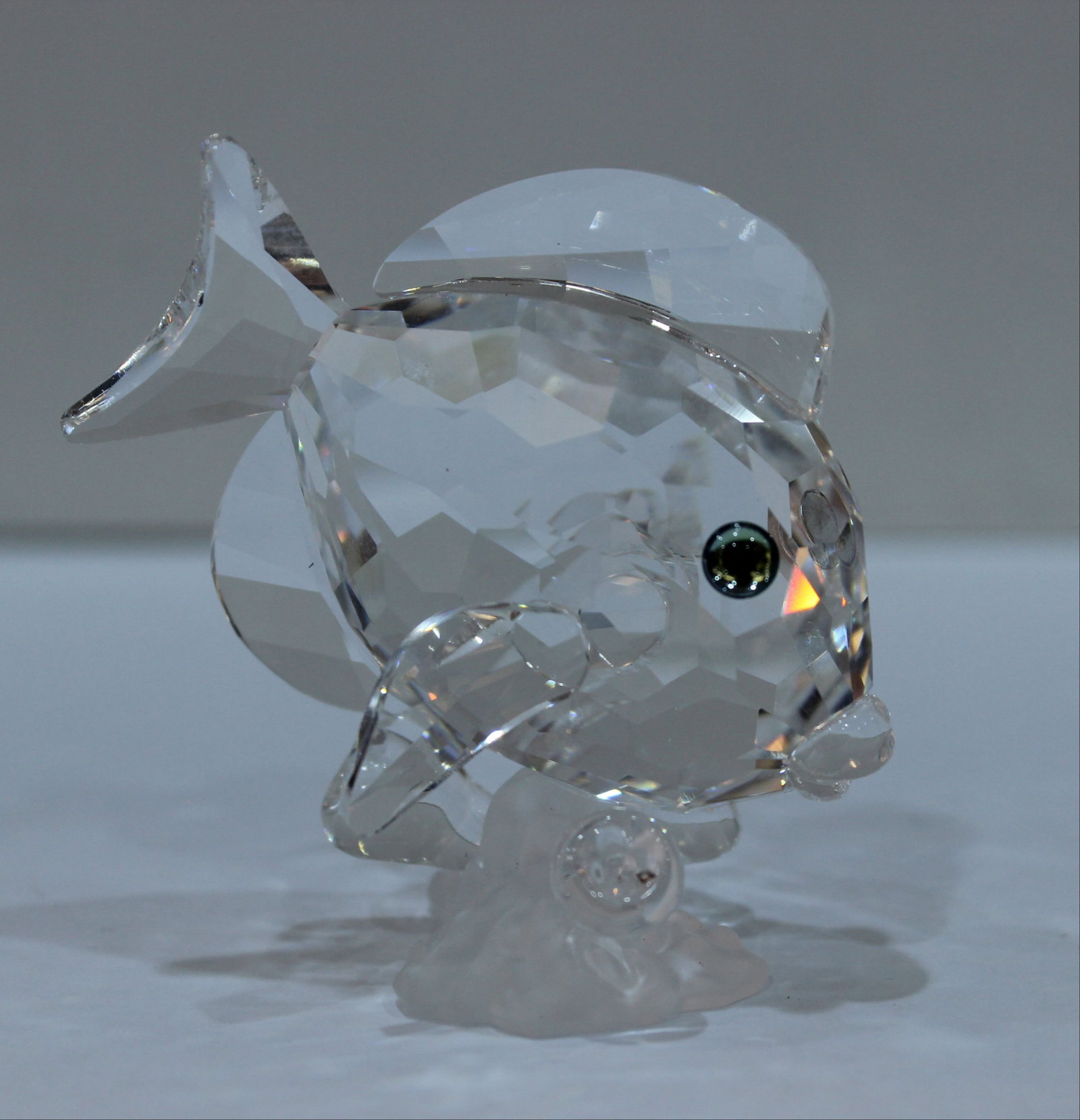 Swarovski Silver Crystal Tang Fish: Wonder of the Sea 2005-2007 Size 5cm Medium Glass Exhibited Swarovski