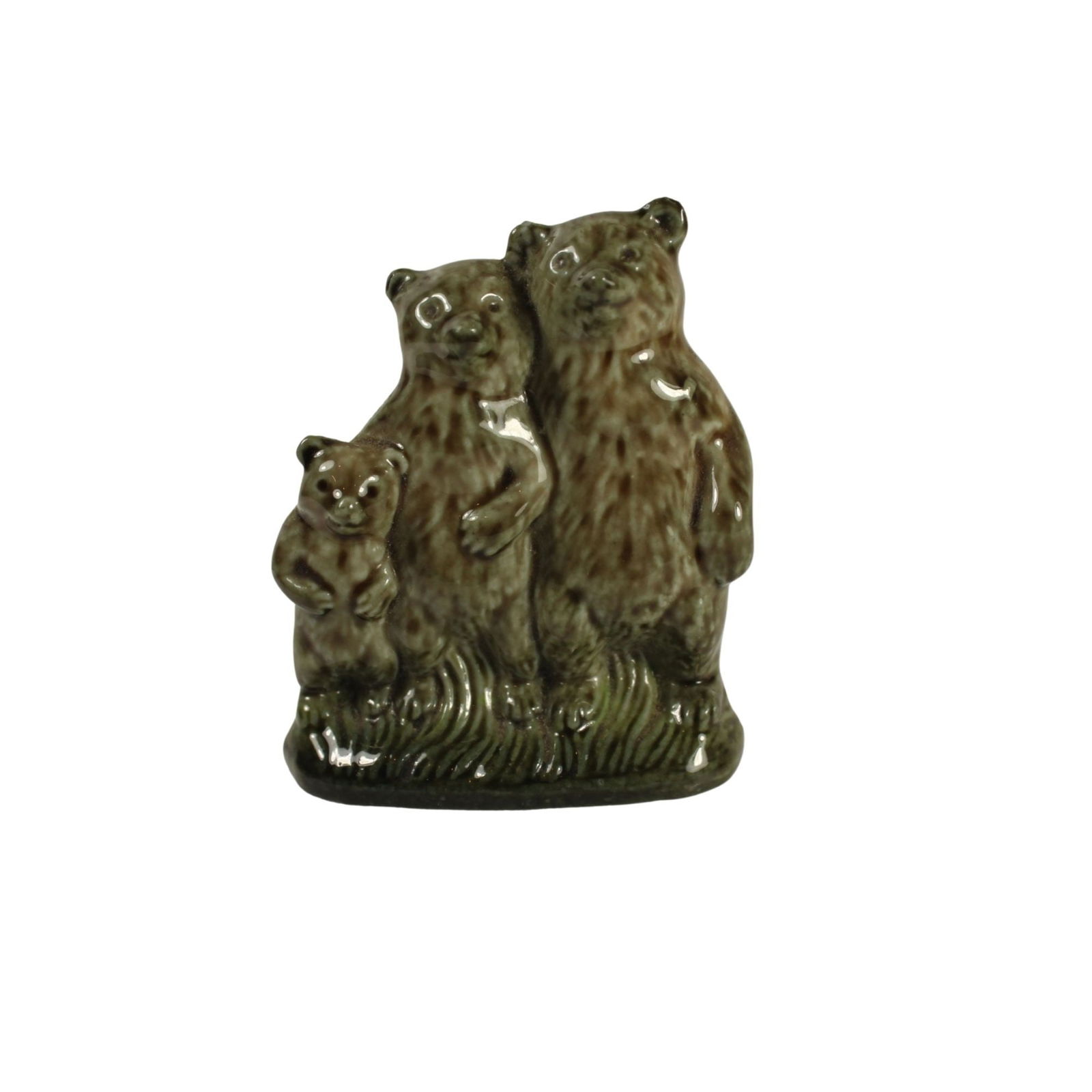 Wade Pottery Figurine of Three Bears: Where's Goldilocks? Size Stands 7cm Medium Chinese Exhibited Figurines