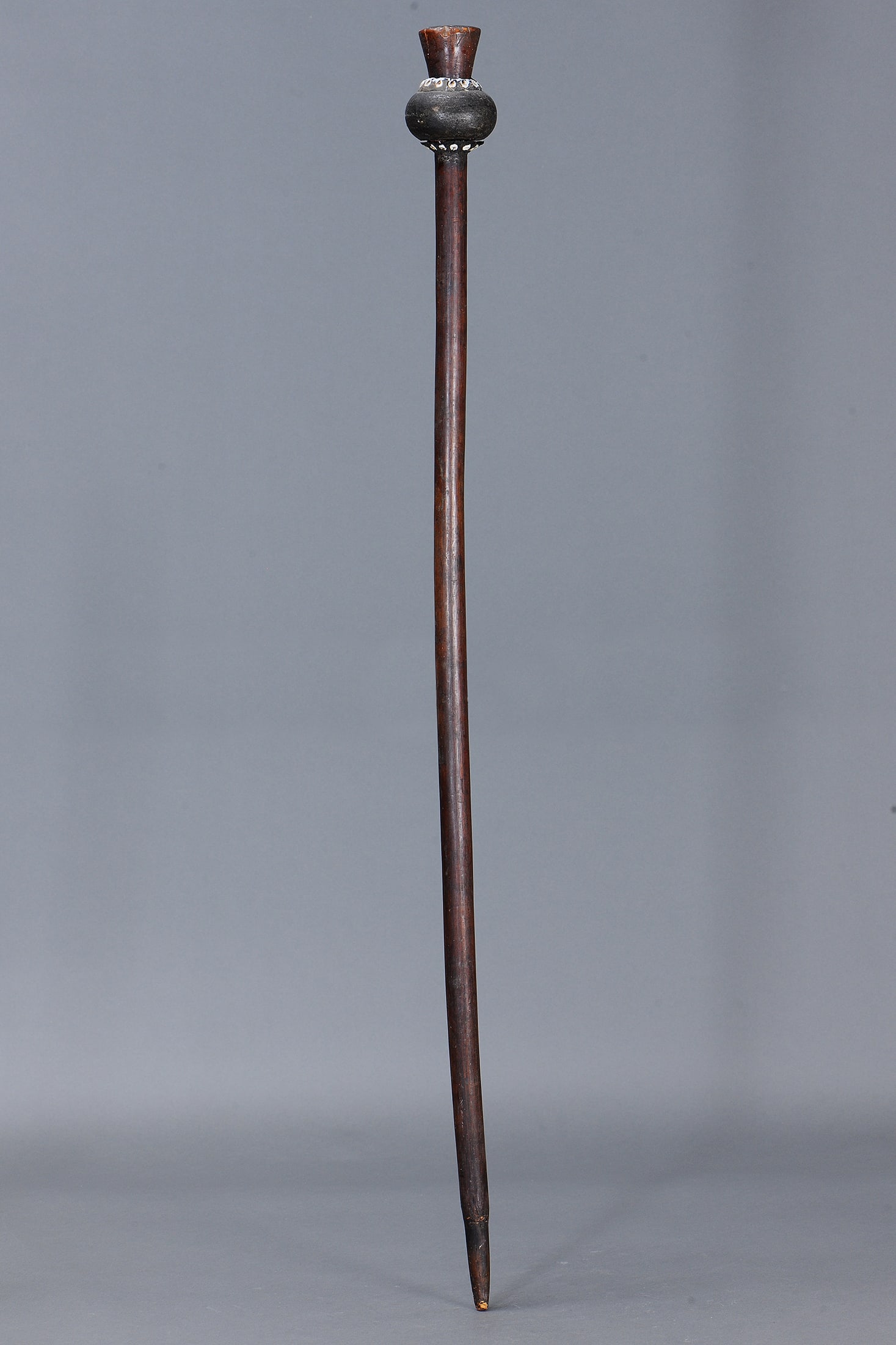 FINE EARLY STONE HEADED WAR CLUB, NEW BRITAIN, PAPUA NEW GUINEA (1 of 8)