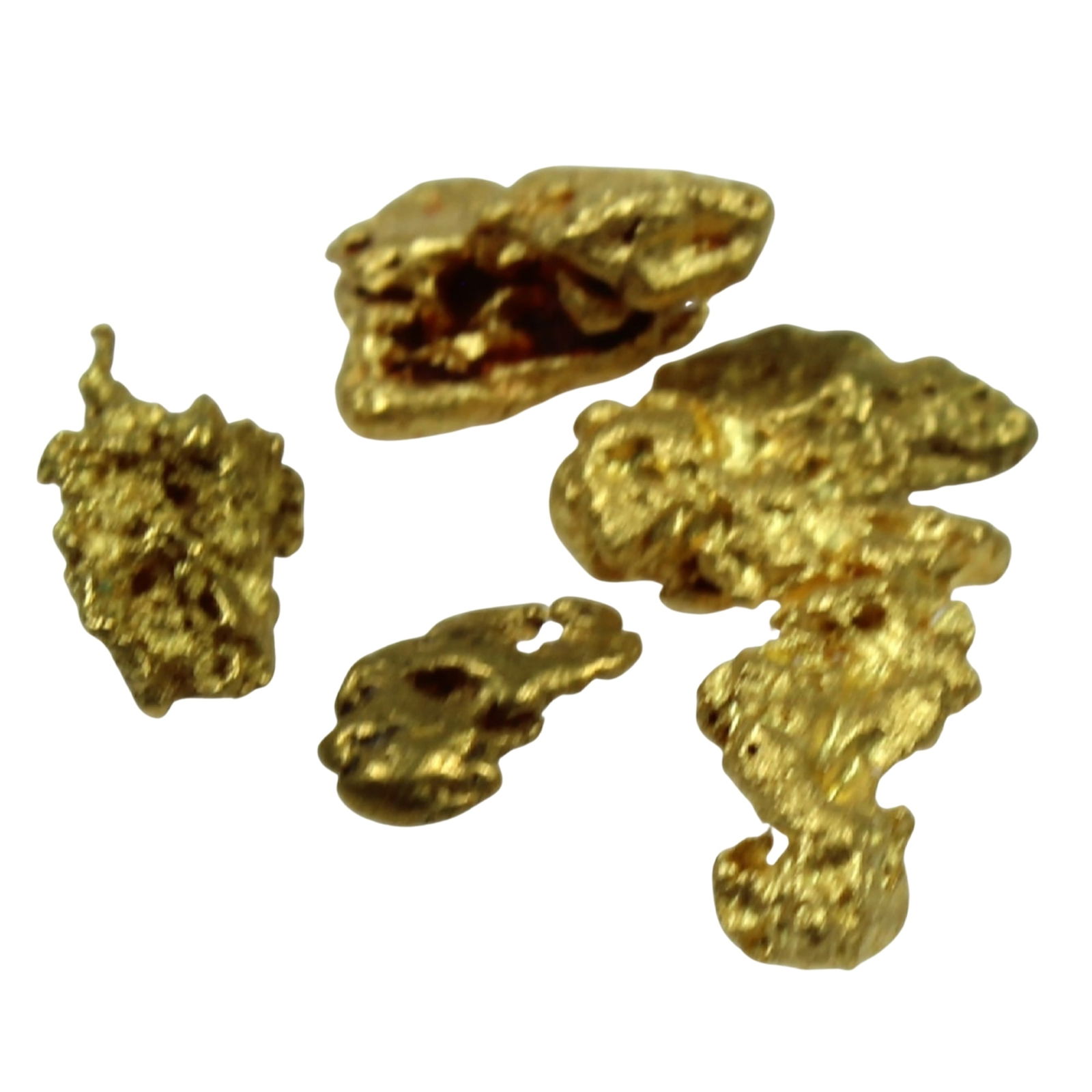 High-carat Natural Gold Nuggets from the Pilbara Region of Western Australia: Highly Collectable Size 2.08gms Medium Natural History, Fossils & Minerals