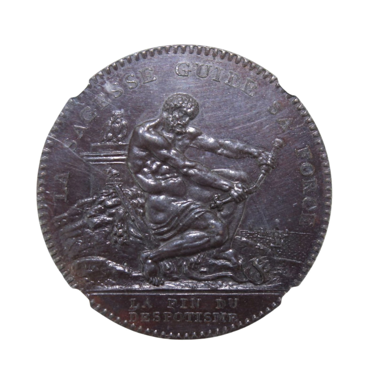 France 1792 2 Sols Token NGC MS65 BN: Maz-332 Medium Coins, Monies & Stamps Provenance Reputedly a trial strike by Matthew Boulton of the Soho Mint