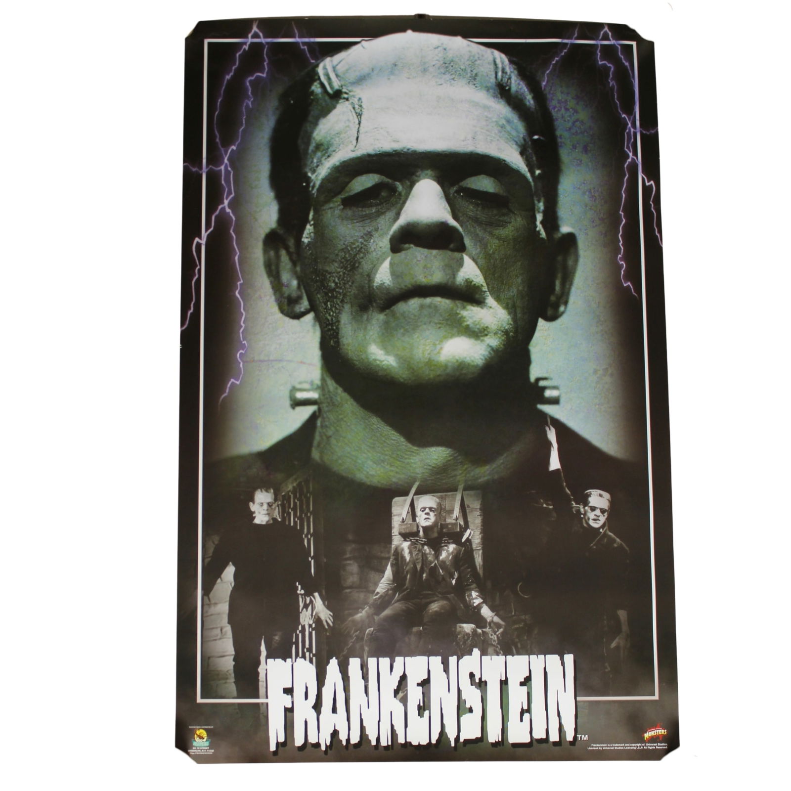 Creature from the Black Lagoon, Frankenstein, The Mummy, virtually Mint (3 posters): Scorpio Posters Reprints Size 56.5 X 86.5 cm Condition Rolled. Minor handling, Corners and sides in fine condition. Medium Memorabilia Exhibited Movies, Posters