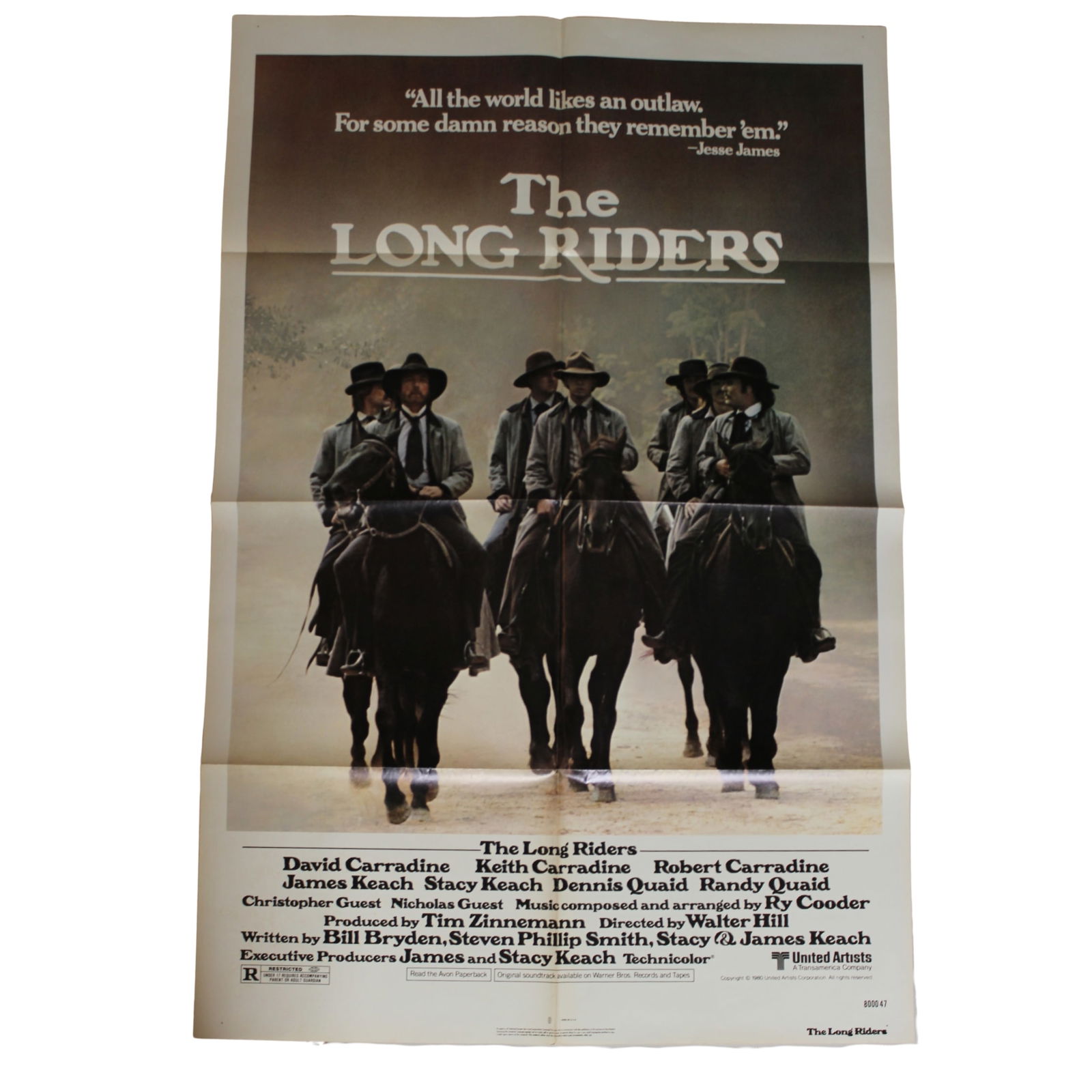 The Long Riders (United Artists © 1980), Extremely Fine details (1 of 1)