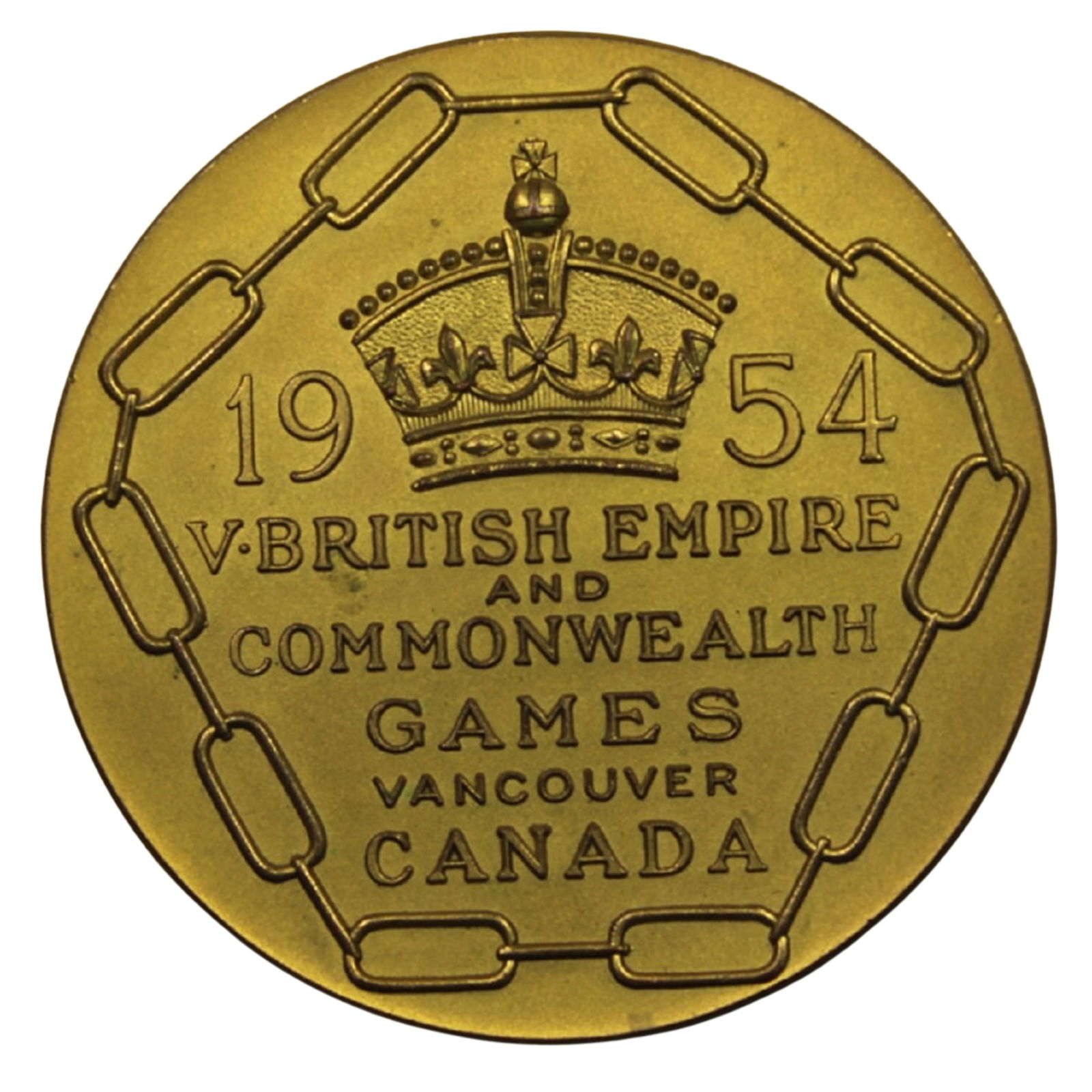 Canada (Vancouver) 1954 'Commonwealth Games' Participation Medal, Uncirculated: Awarded to Team athletes & officials Size Diameter 53 mm Medium Memorabilia