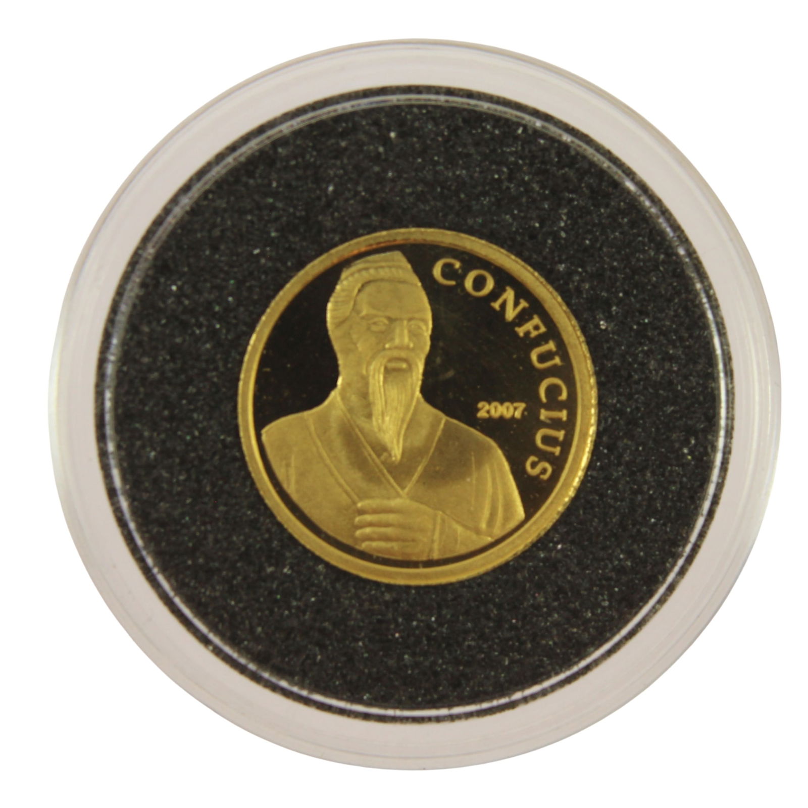 Cambodia 2007 "Confucius' Proof Gold (999) 5,000 Riels, FDC: . Size AGW 0.0394 Troy oz Medium Coins, Monies & Stamps