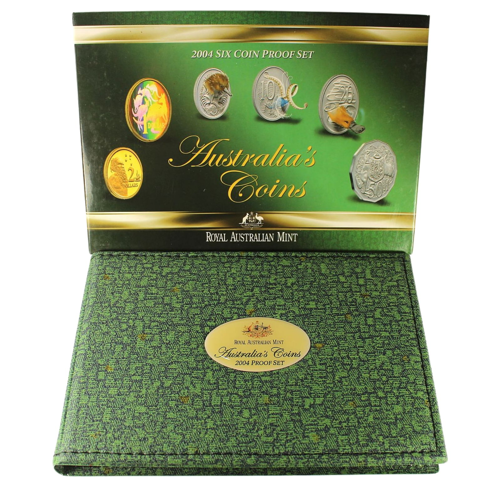 Australia 2004 Proof Set, FDC (6 coins): RAM Issue Medium Coins, Monies & Stamps Exhibited Coins, Australia & New Zealand
