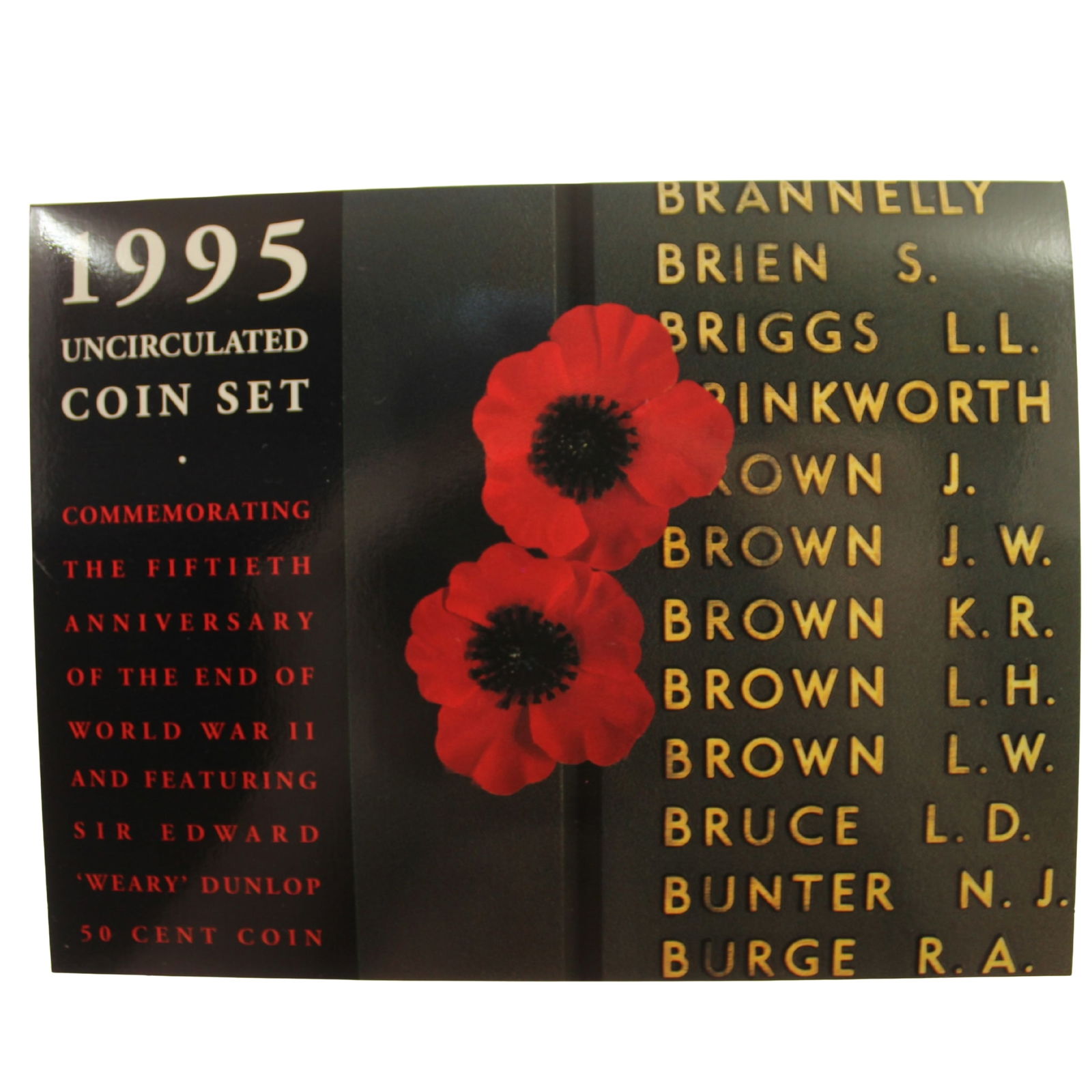 Australia 1995 'End of WWII' Mint Set, Uncirculated (7 coins): RAM Issue Medium Coins, Monies & Stamps Exhibited Coins, Australia & New Zealand