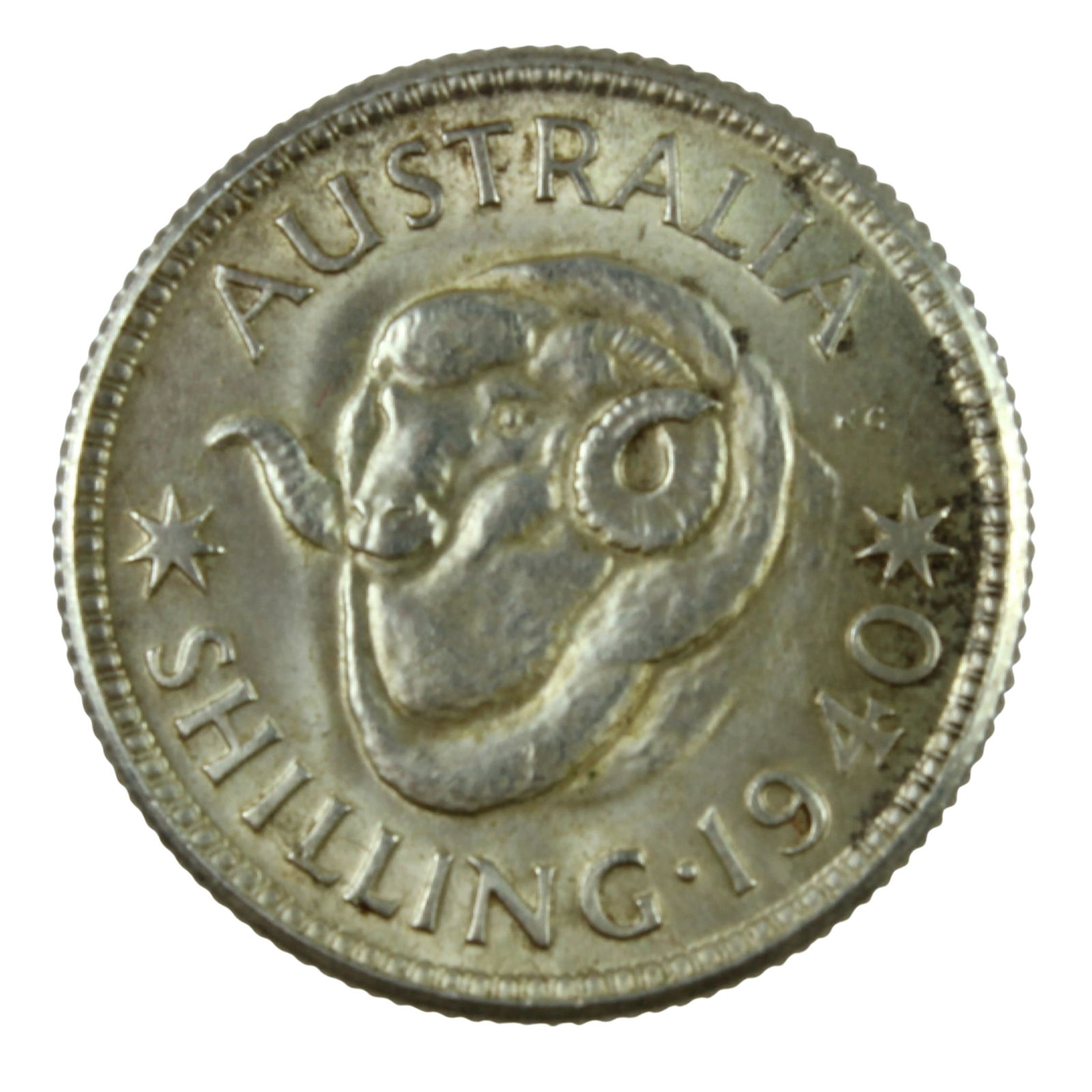 Australia 1940 Shilling, Choice Uncirculated: Scarce Size ASW 0.1636 Troy oz Medium Coins, Monies & Stamps