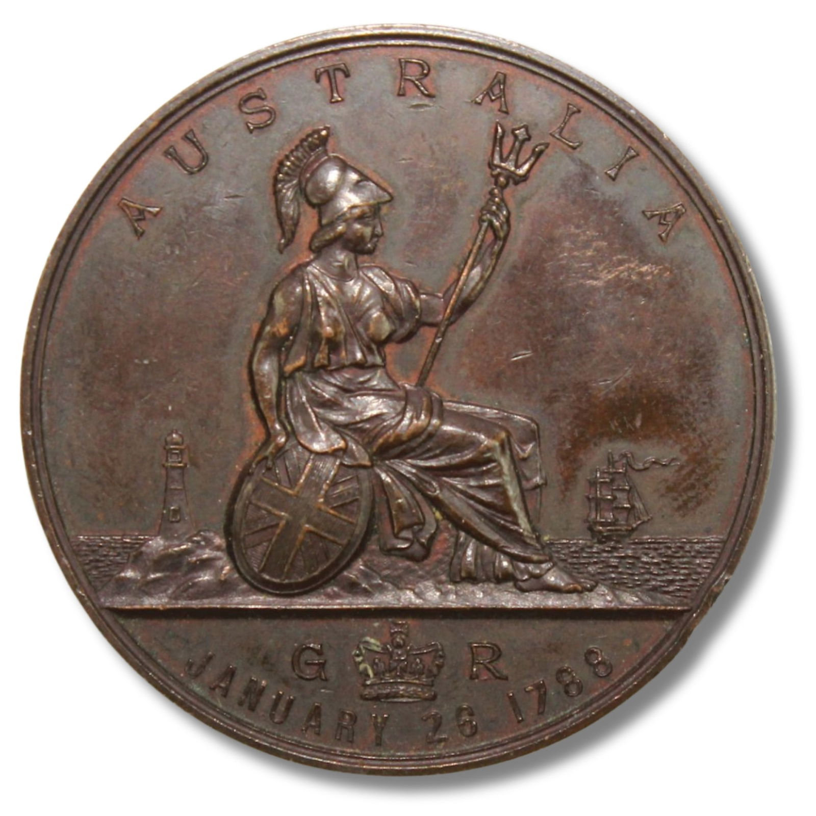 Australia 1888 Bronze Medallion for the 1788-1888 Centenary, about Uncirculated (1 of 2)
