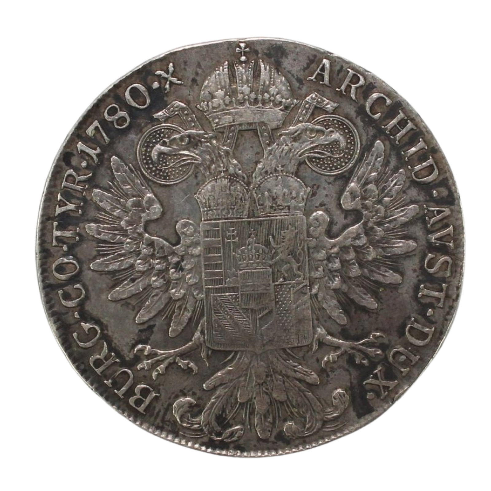 Austria 1780 'Restrike' Trade Silver (833) Thaler, Extremely Fine (1 of 2)