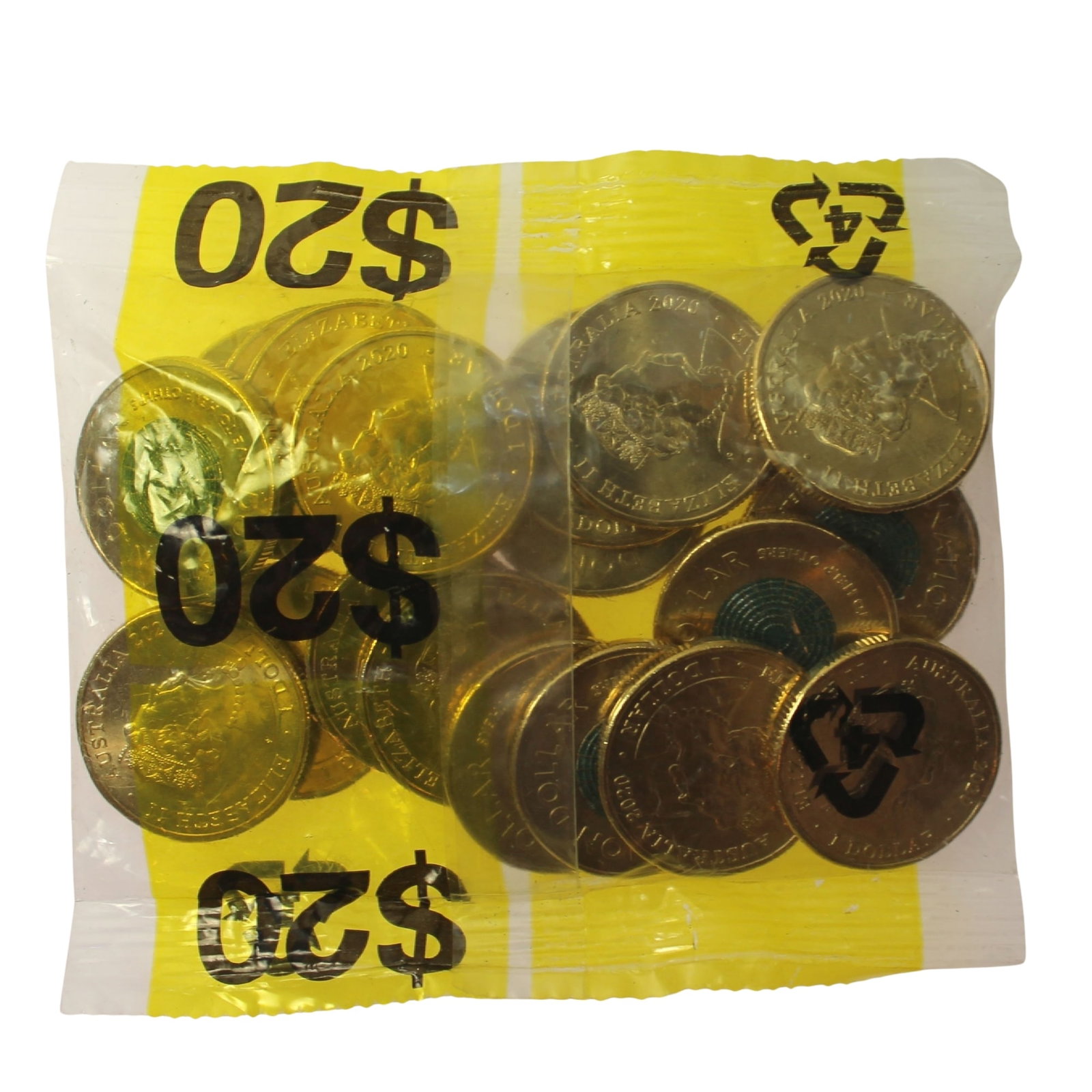 Australia 2020 'Donation' Coloured Al-Br $1, Uncirculated (20 coins) (1 of 2)