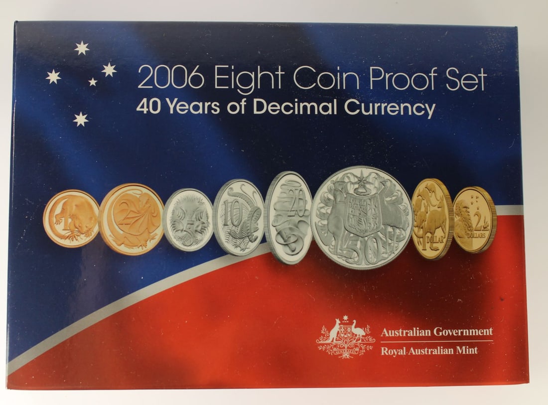Australia 2006 Proof Set, FDC (8 coins) - 3