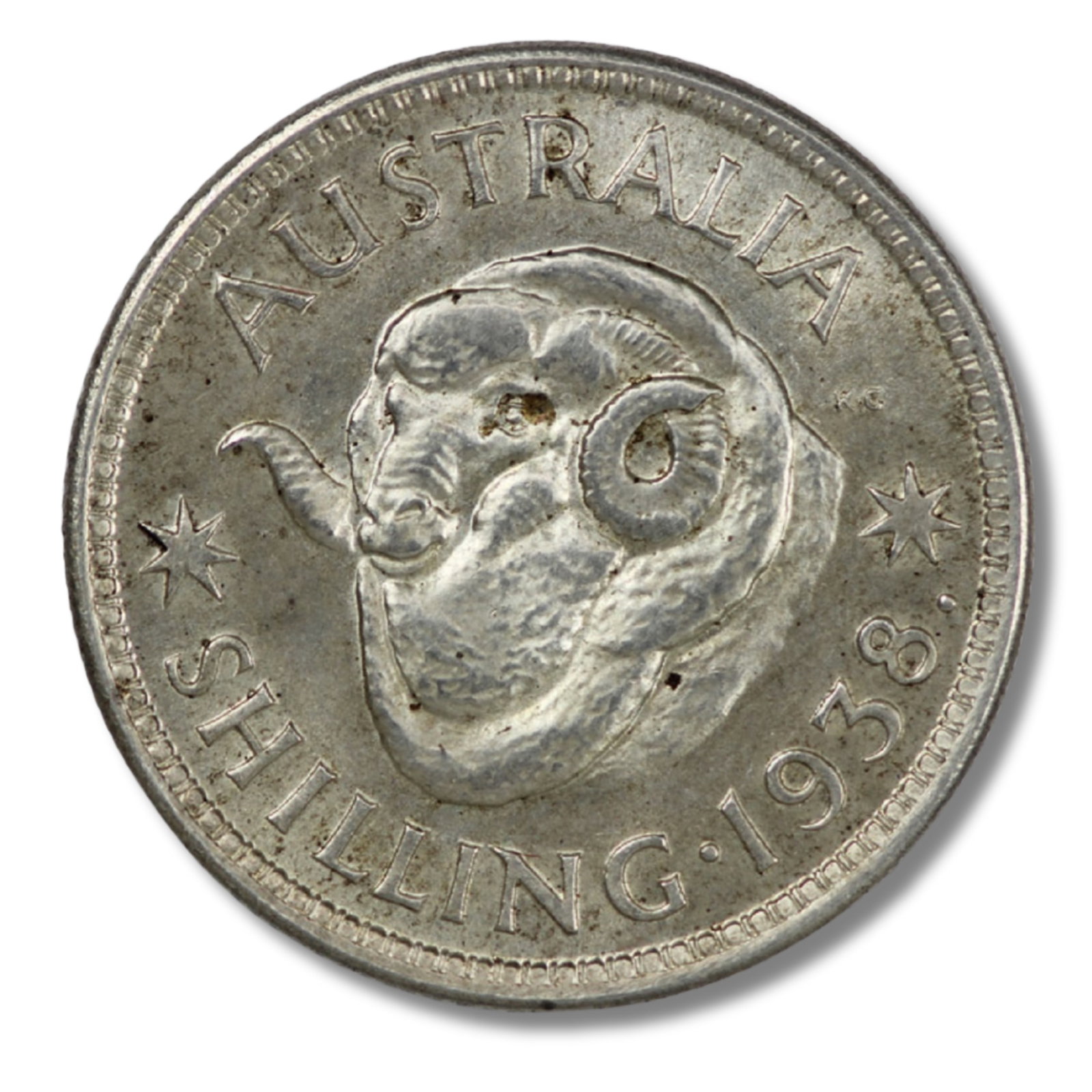 Australia 1938 Shilling, near Gem (1 of 2)