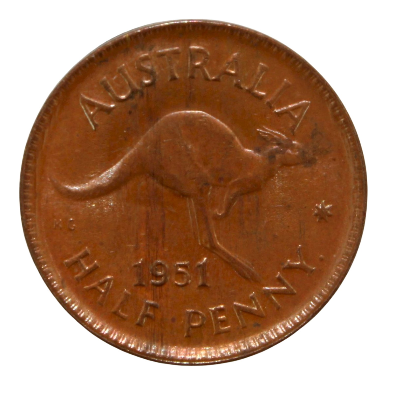 Australia 1951 Y. (P) Halfpenny, Brilliant Uncirculated (1 of 2)